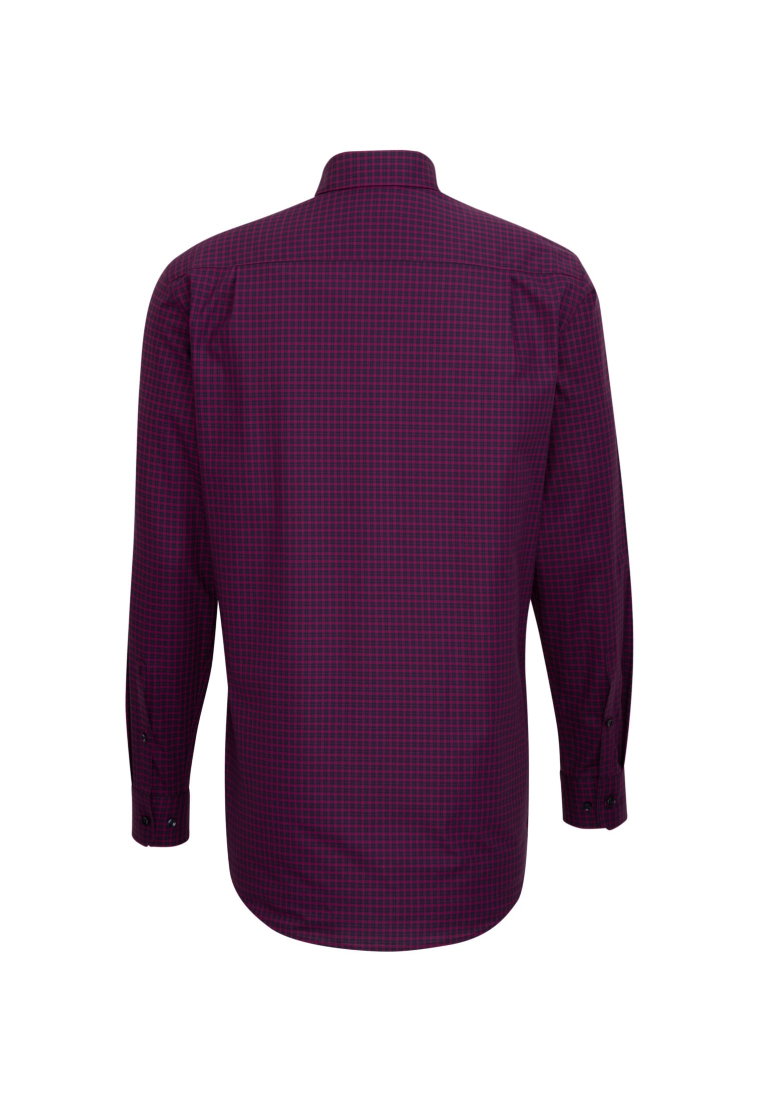seidensticker Businesshemd »Regular«, Regular Langarm Button-Down-Kragen Karo