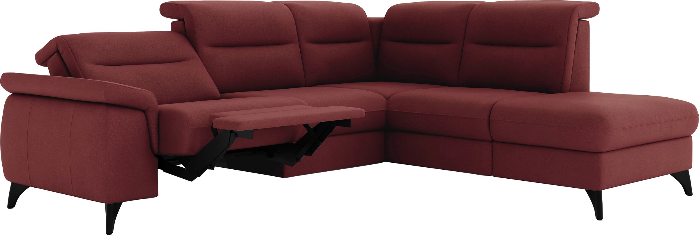 sit&more Ecksofa »Astoria L-Form«, wahlweise mit motorischer Relaxfunktion
