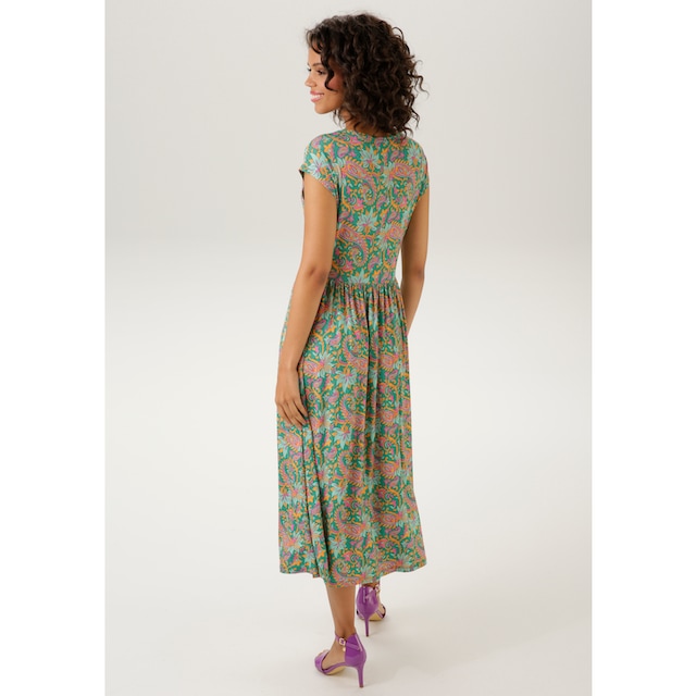 Aniston CASUAL Sommerkleid, mit extravagantem Paisley-Muster bedruckt -  NEUE KOLLEKTION kaufen | BAUR