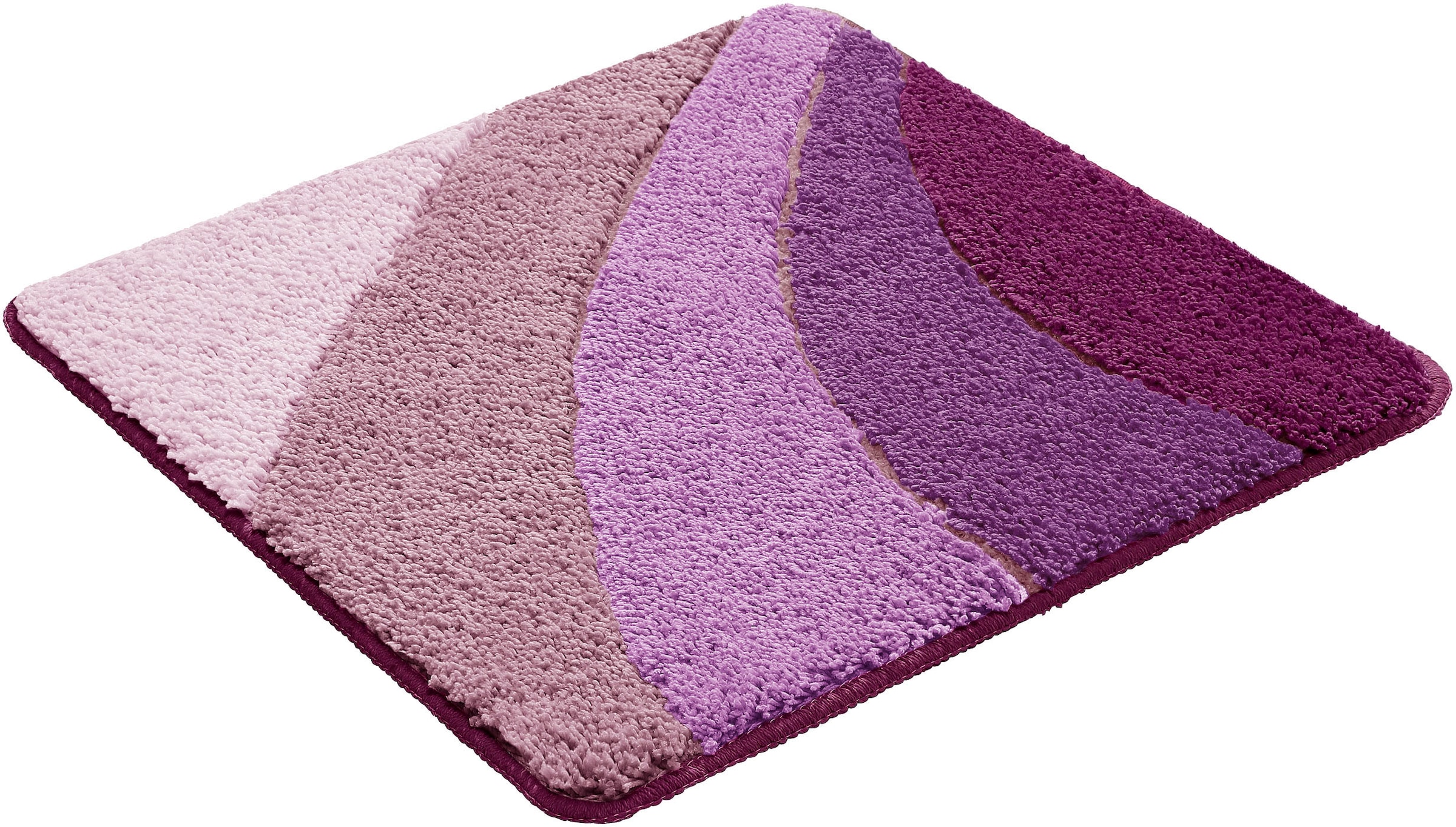 my home Badematte »Josie, Badvorleger, Badezimmer Teppich«, rutschhemmend beschichtet, fußbodenheizungsgeeignet-schnell trocknend-strapazierfähig, Badteppich, Badematten, rechteckig, rund & als 3-tlg. Set erhältlich