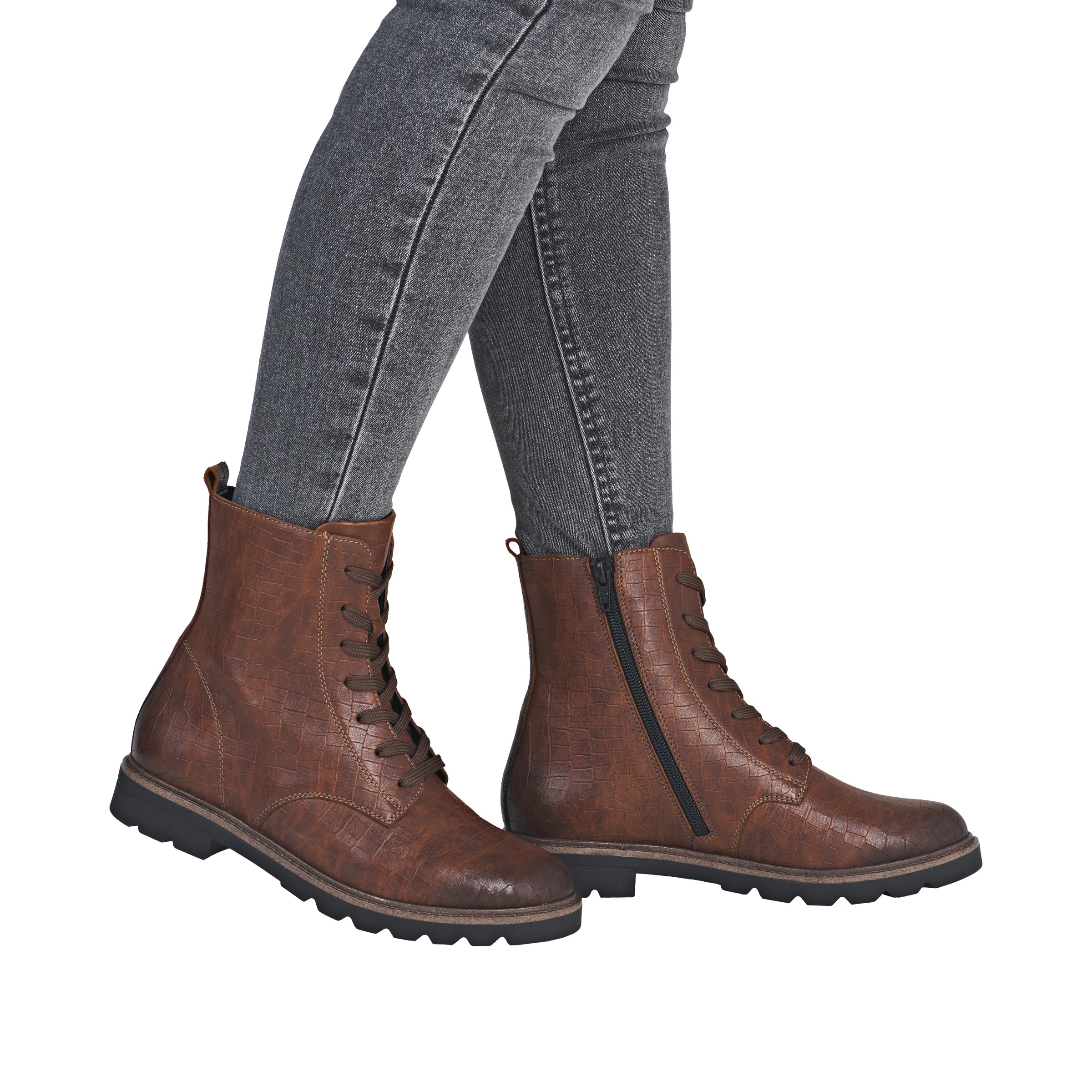 Remonte Schnürstiefelette »Elisabeth Hurley-Collection«, Schnürboots, Klassik-Stiefelette mit Lite`n Soft-Ausstattung