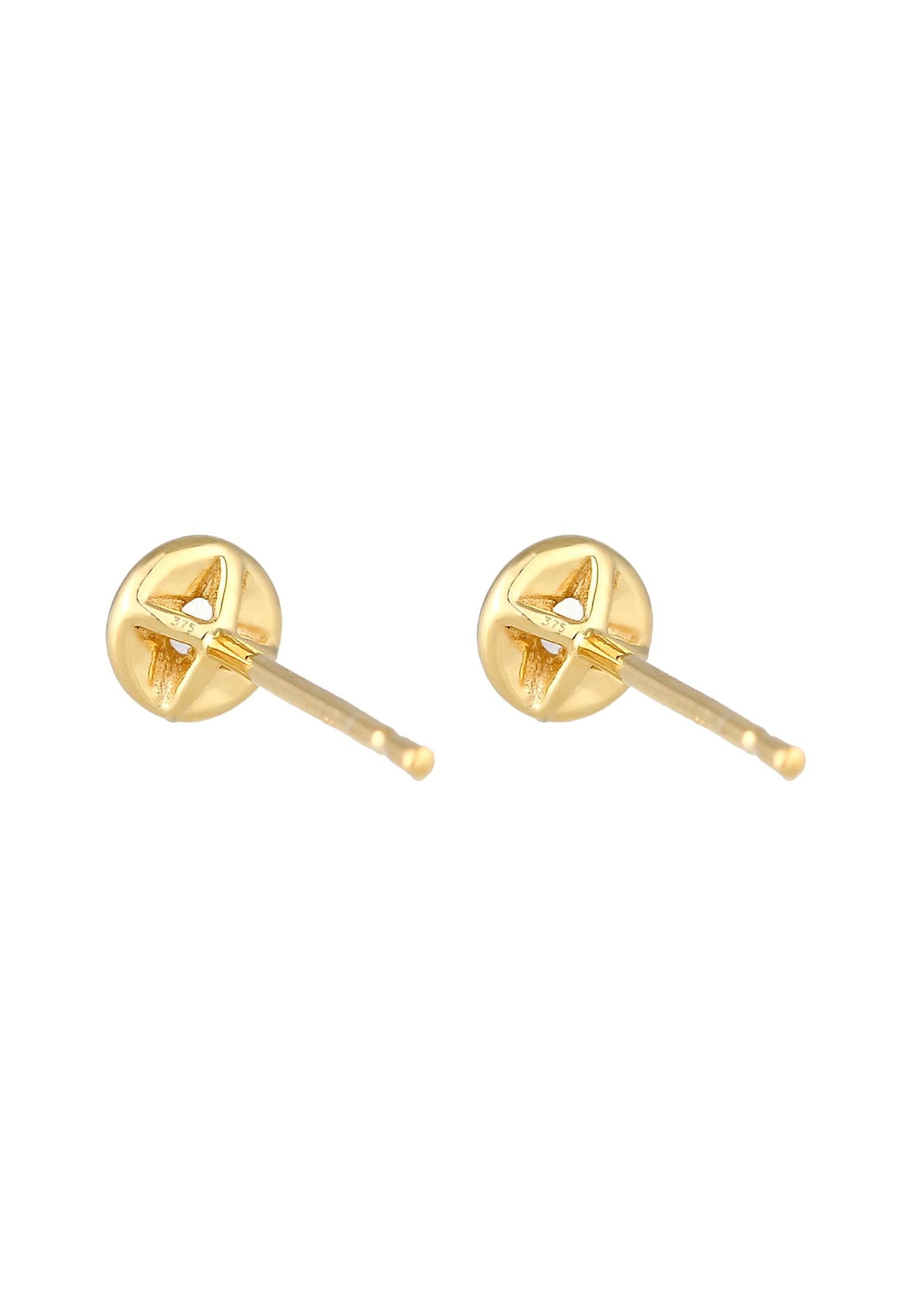 Elli Premium Paar Ohrstecker »Stecker Elegant Brilliant Tobas 375 Gelbgold«