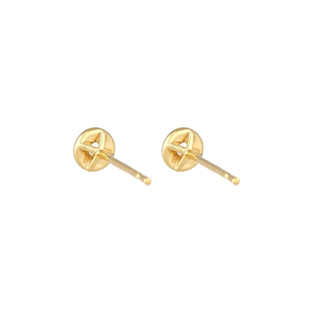 Elli Premium Paar Ohrstecker »Stecker Elegant Brilliant Tobas 375 Gelbgold«  online bestellen | BAUR