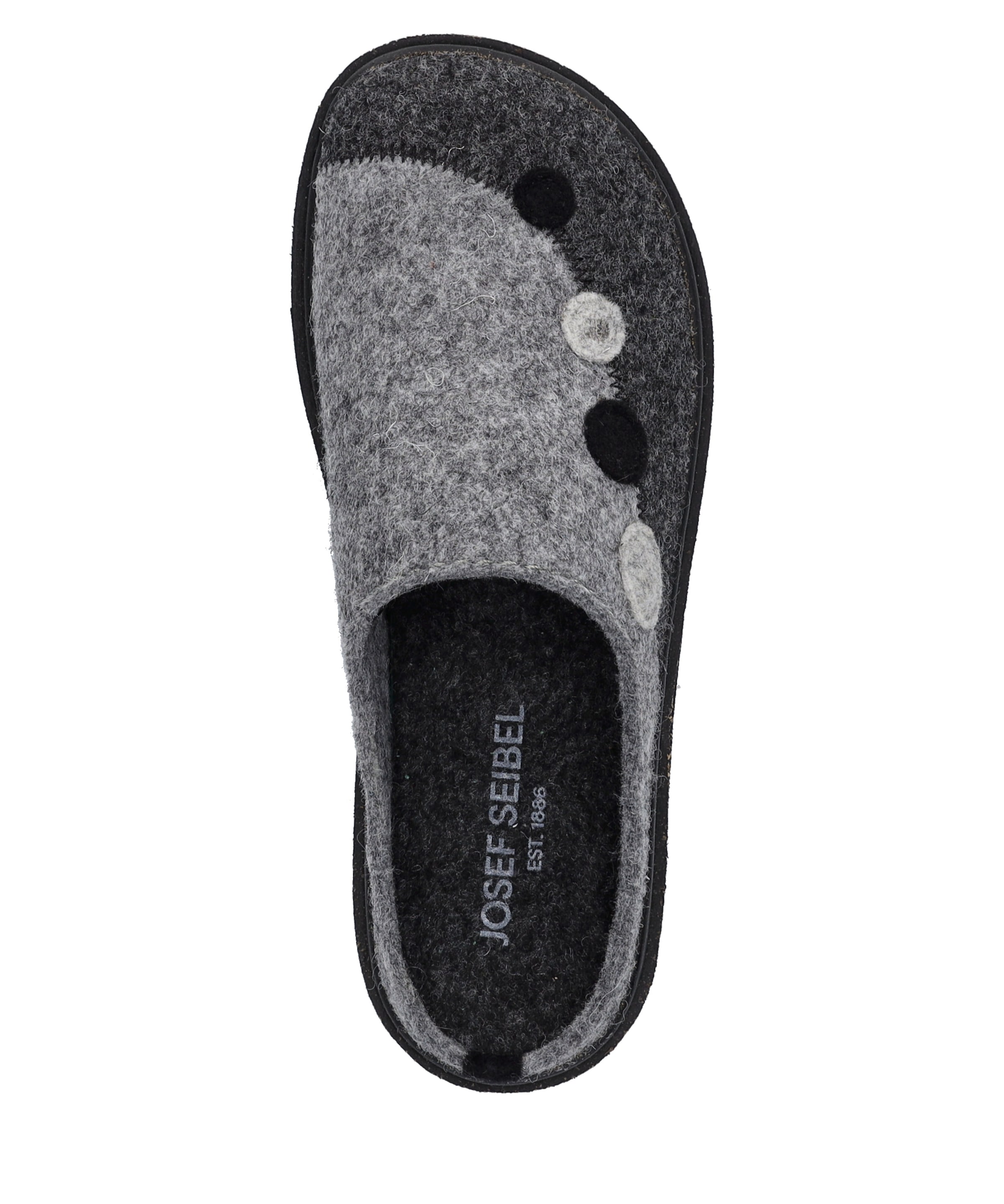 Josef Seibel Hausschuh »Carmaux 04, anthrazit-multi«