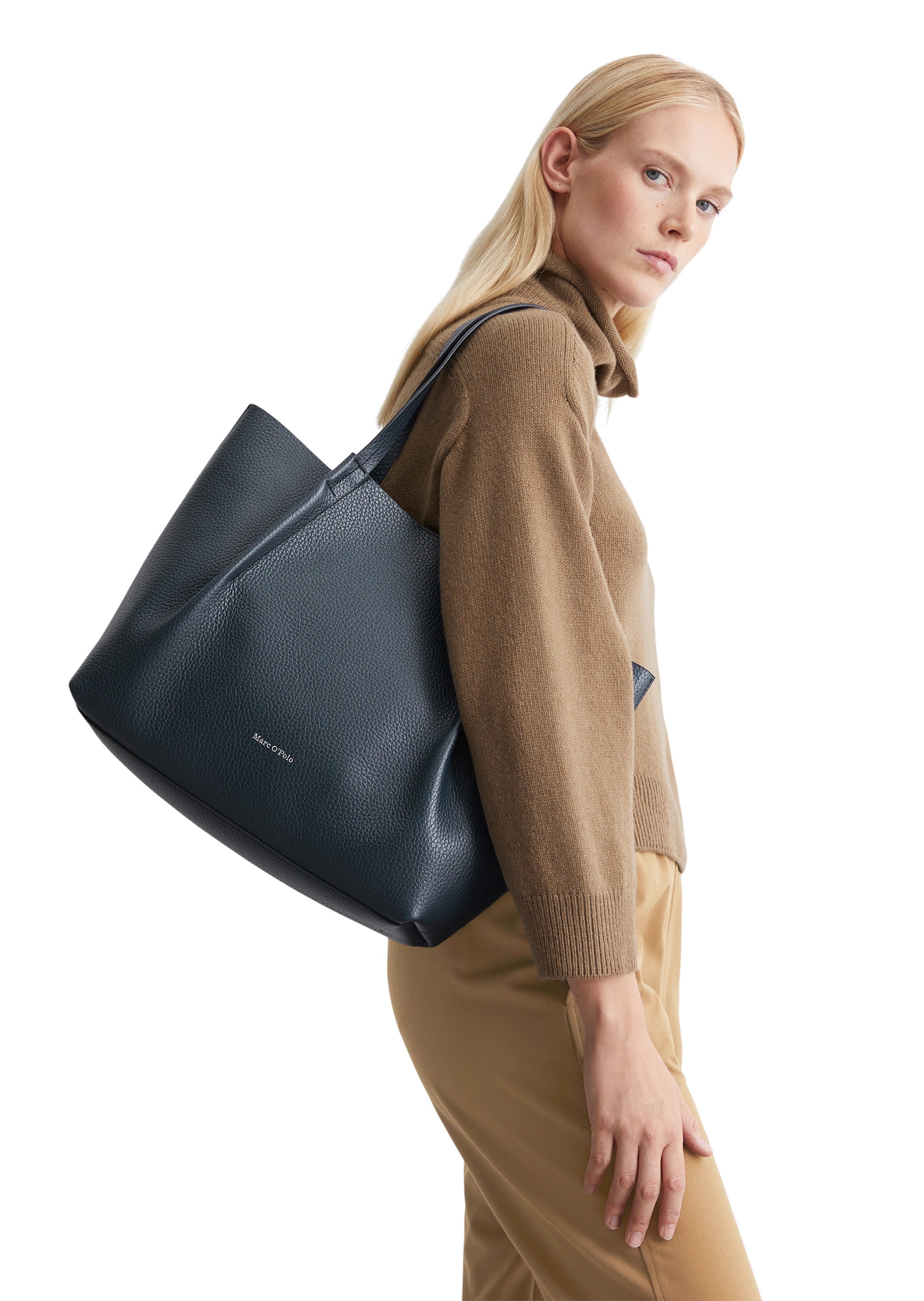 Marc O'Polo Shopper »aus genarbtem Rindleder«