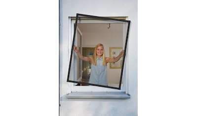 SCHELLENBERG Insektenschutz-Fensterrahmen »PLUS«, BxH: 130x150 cm, anthrazit kaufen