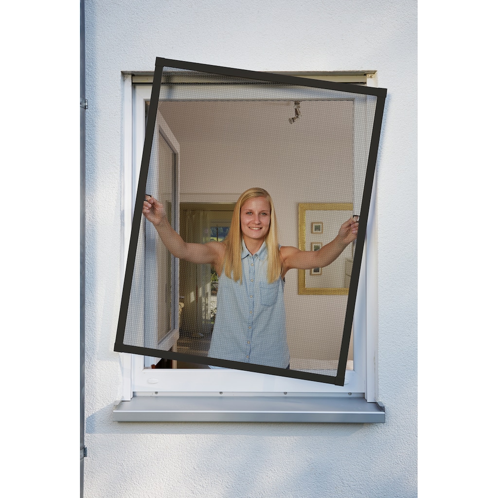 SCHELLENBERG Insektenschutz-Fensterrahmen »Fliegengitter Fenster Plus«