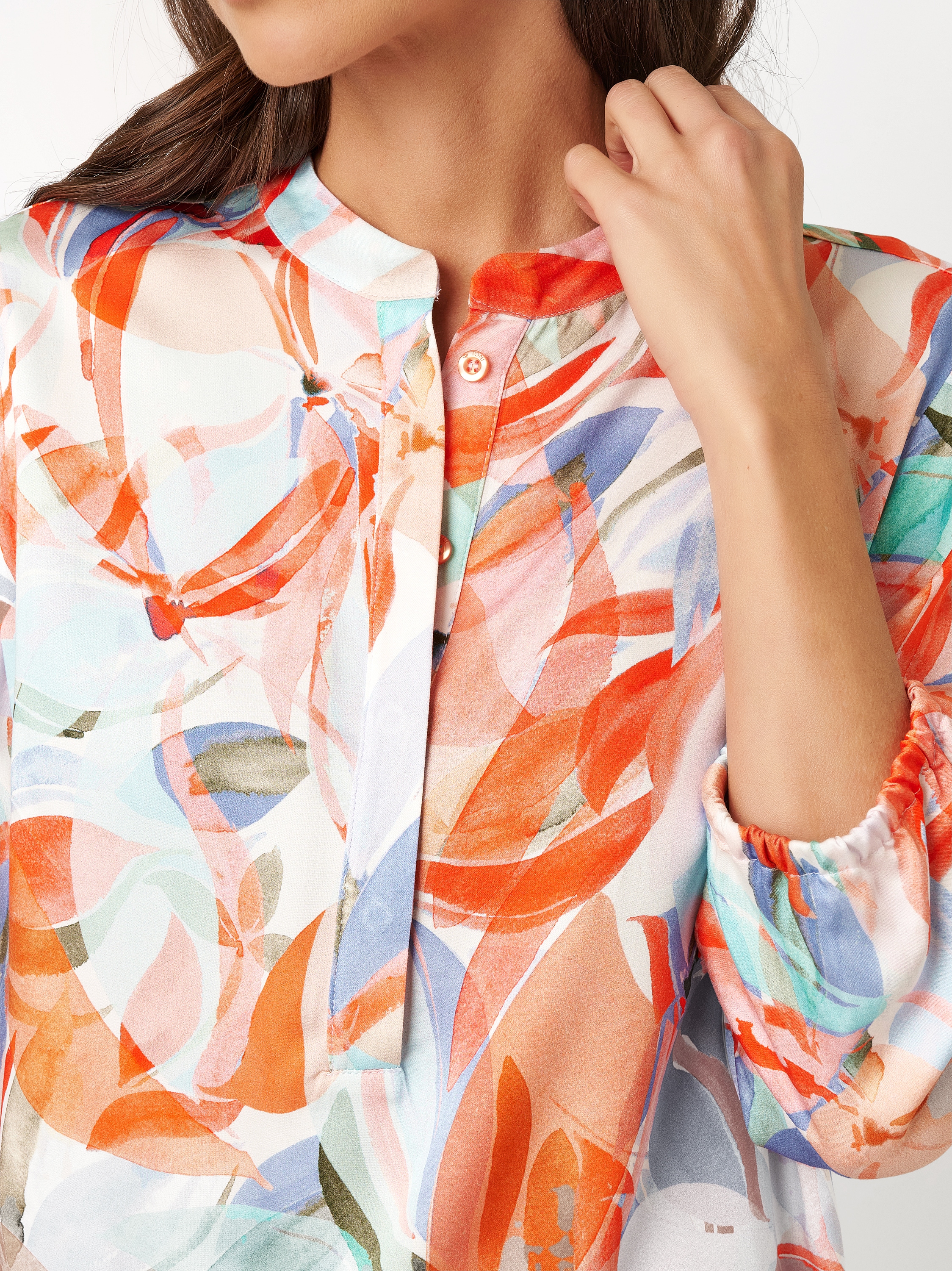 TONI Druckbluse »Alisa«, mit floralem Muster, 3/4 Arm