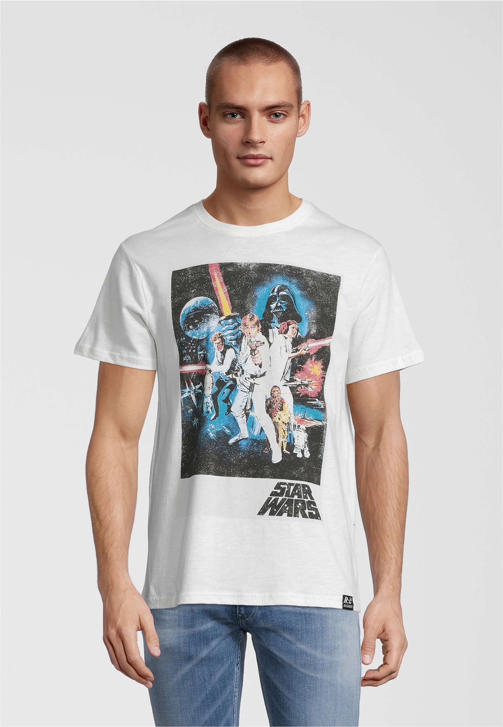 Recovered T-Shirt "Star Wars Classic New Hope" 1 Stk. tlg. mit coolem Star günstig online kaufen