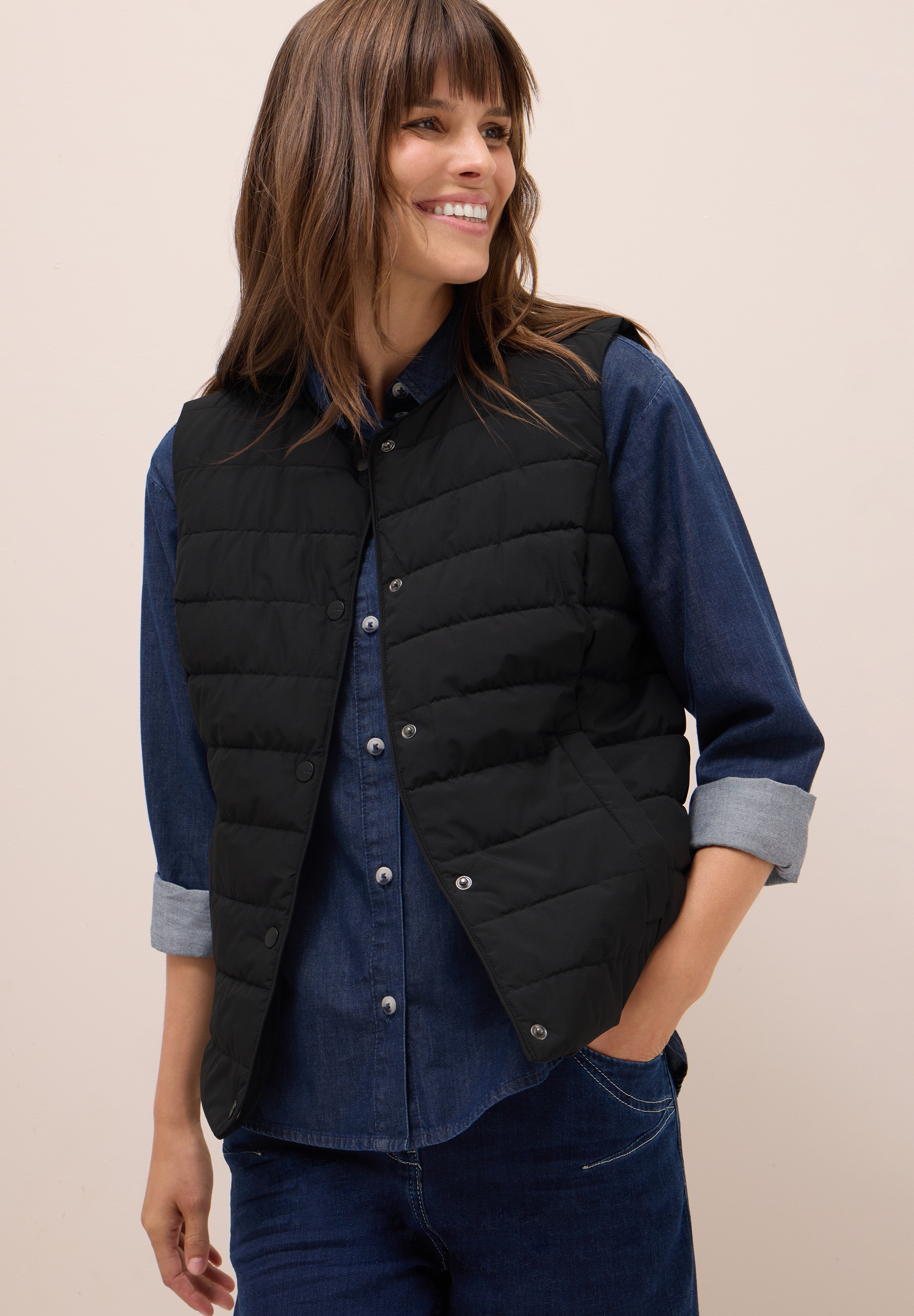 Cecil "perfekt für die Übergangszeit" unifarben, casual, Rundhals günstig online kaufen