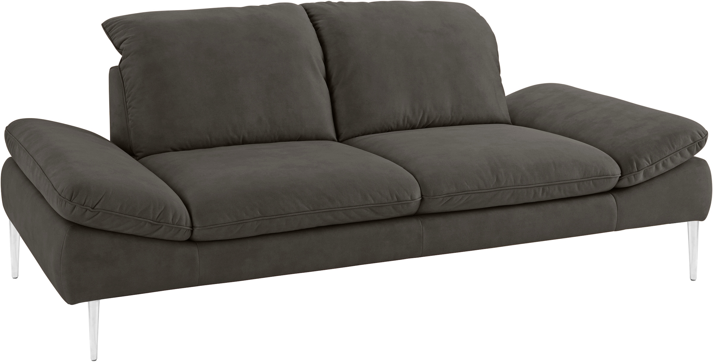 W.SCHILLIG 2,5-Sitzer »enjoy&MORE«, mit Sitztiefenverstellung, Füße silber matt, Breite 232 cm