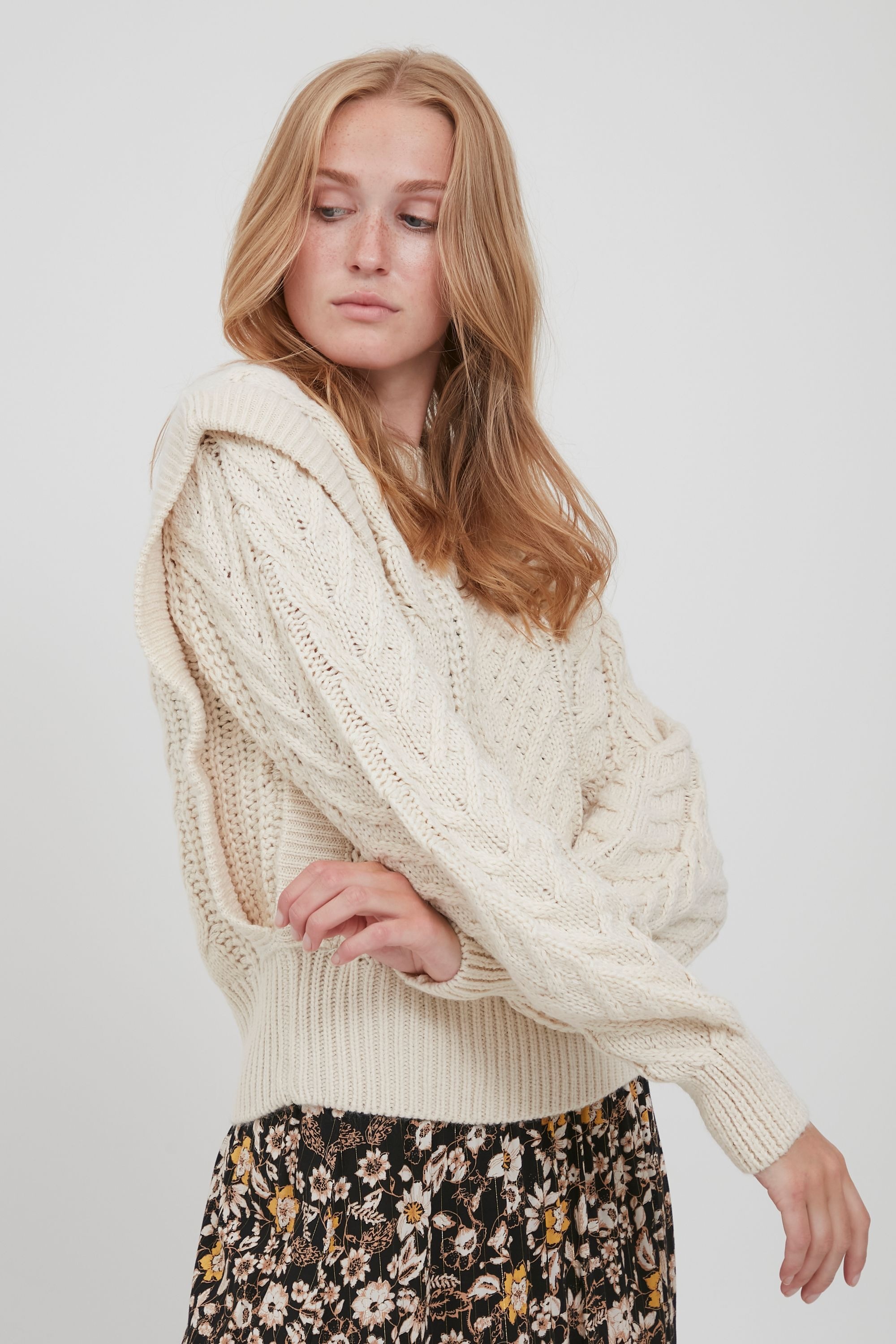 b.young Strickfleece-Pullover »Strickpullover BYOtinka«