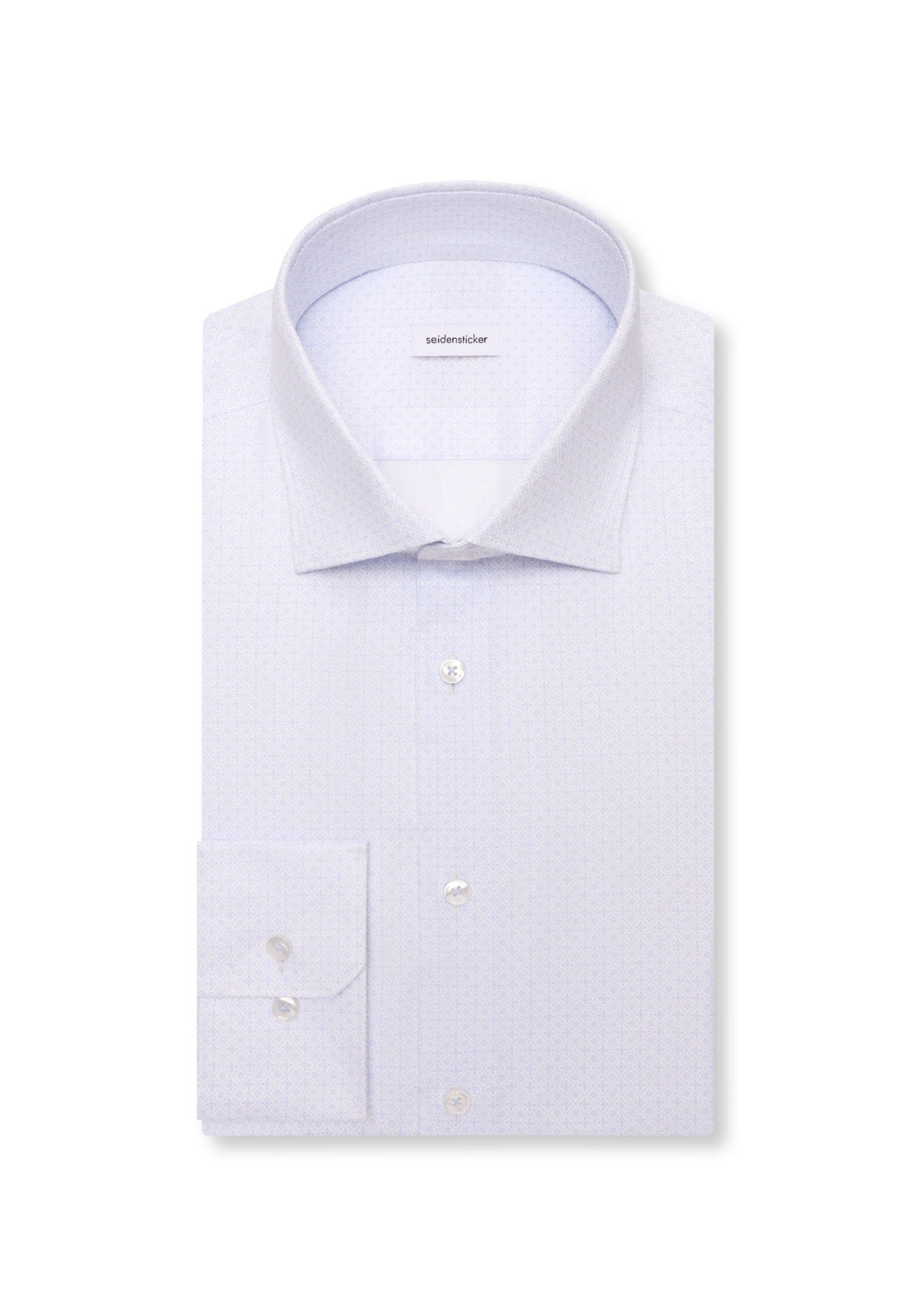 seidensticker Businesshemd »Schwarze Rose« Slim 1/1 Kentkragen Druck