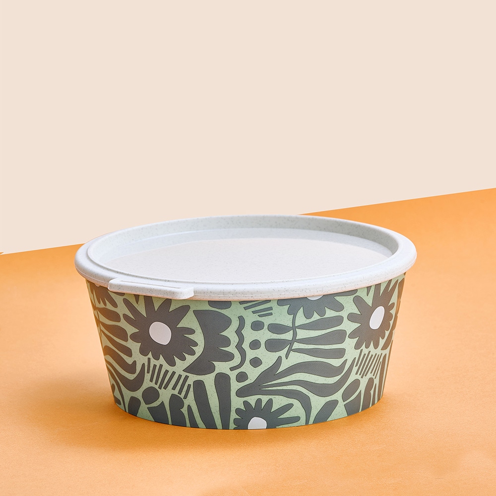 KOZIOL Aufbewahrungsschüssel »BLOMSTER BOX 2,2 BLOOM Schale 2,2l mit Deckel« 1 tlg.