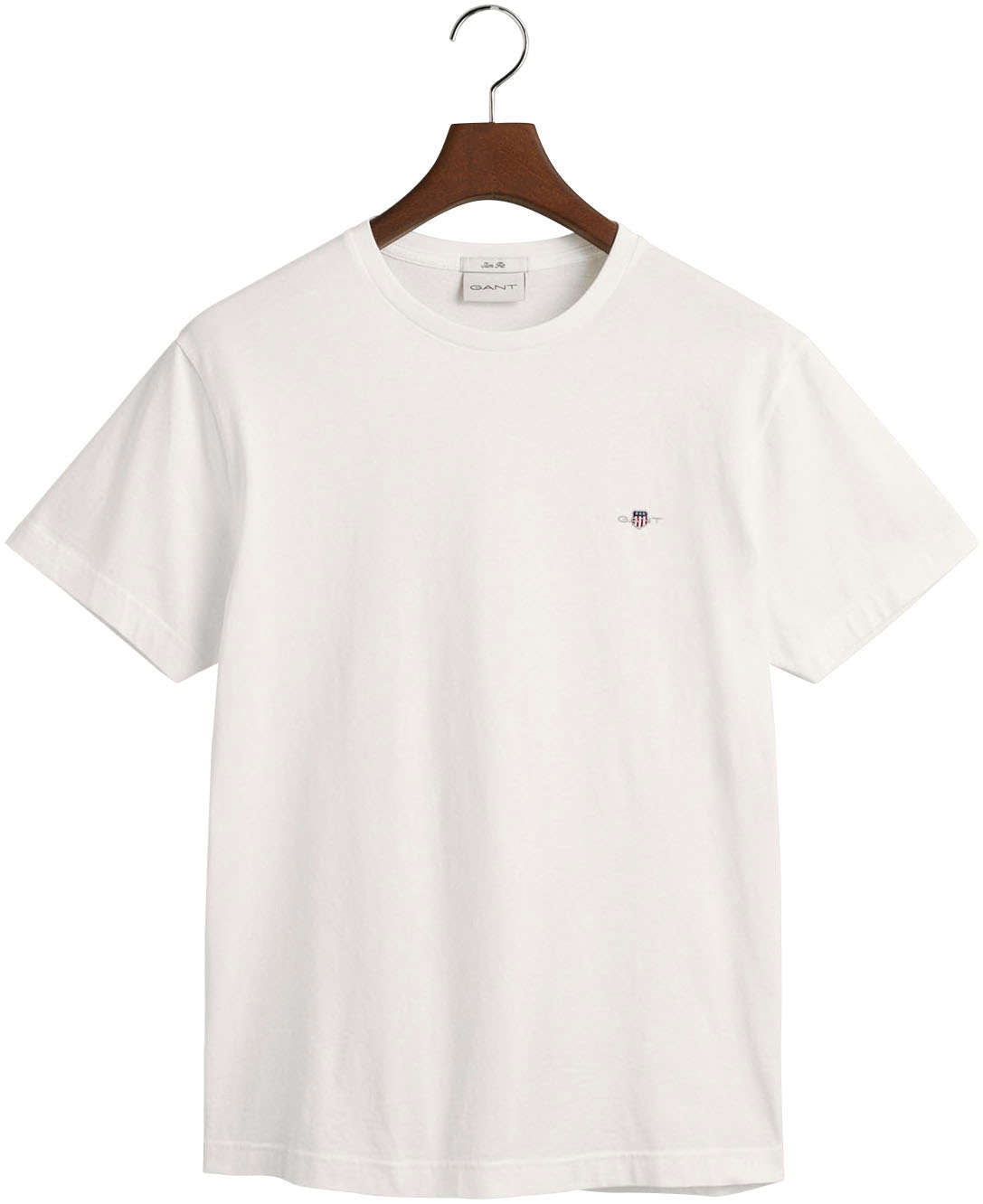 Gant T-Shirt "SLIM SHIELD SS T-SHIRT", mit Logostickerei auf der Brust günstig online kaufen