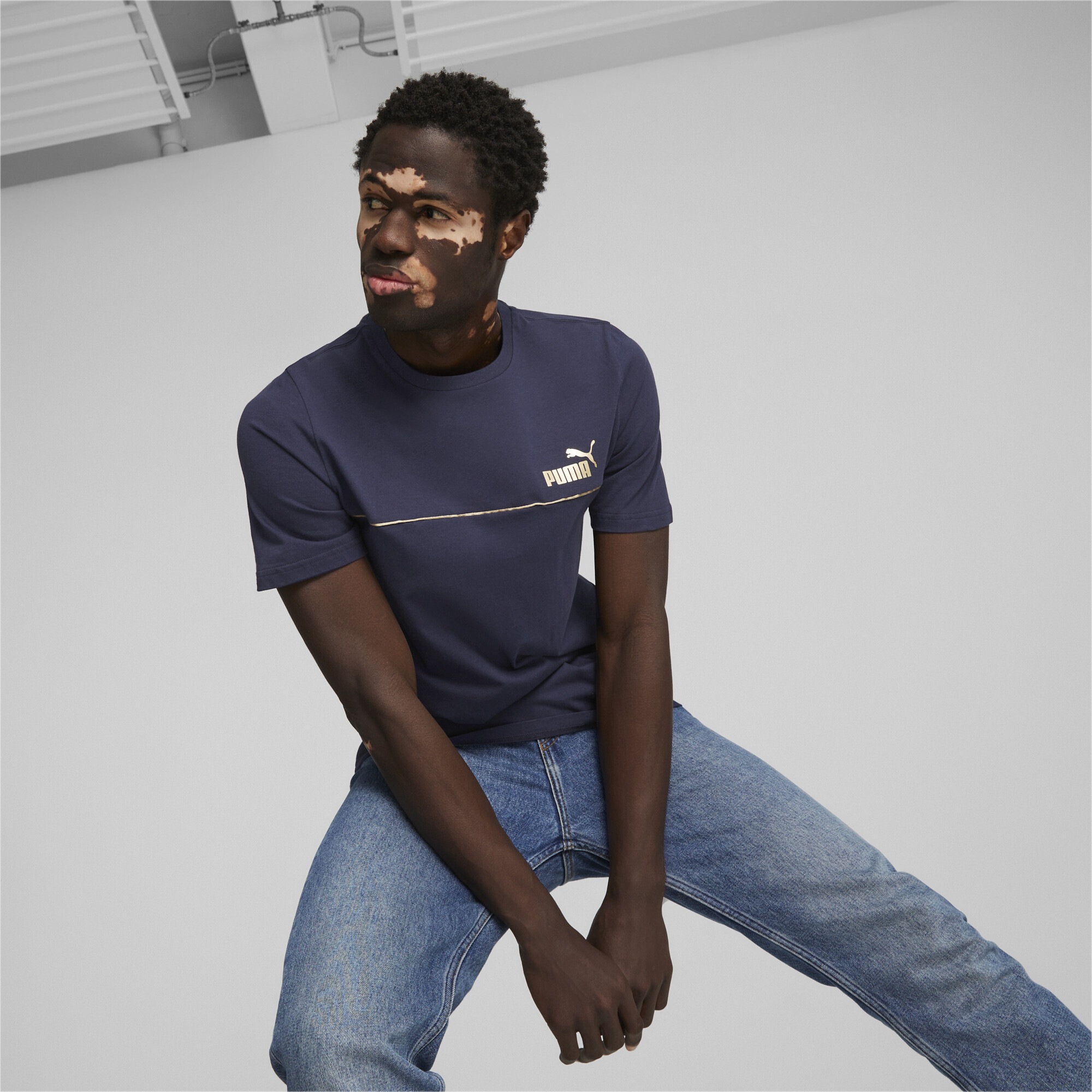 PUMA T-Shirt »ESS+ MINIMAL GOLD T-Shirt Herren«