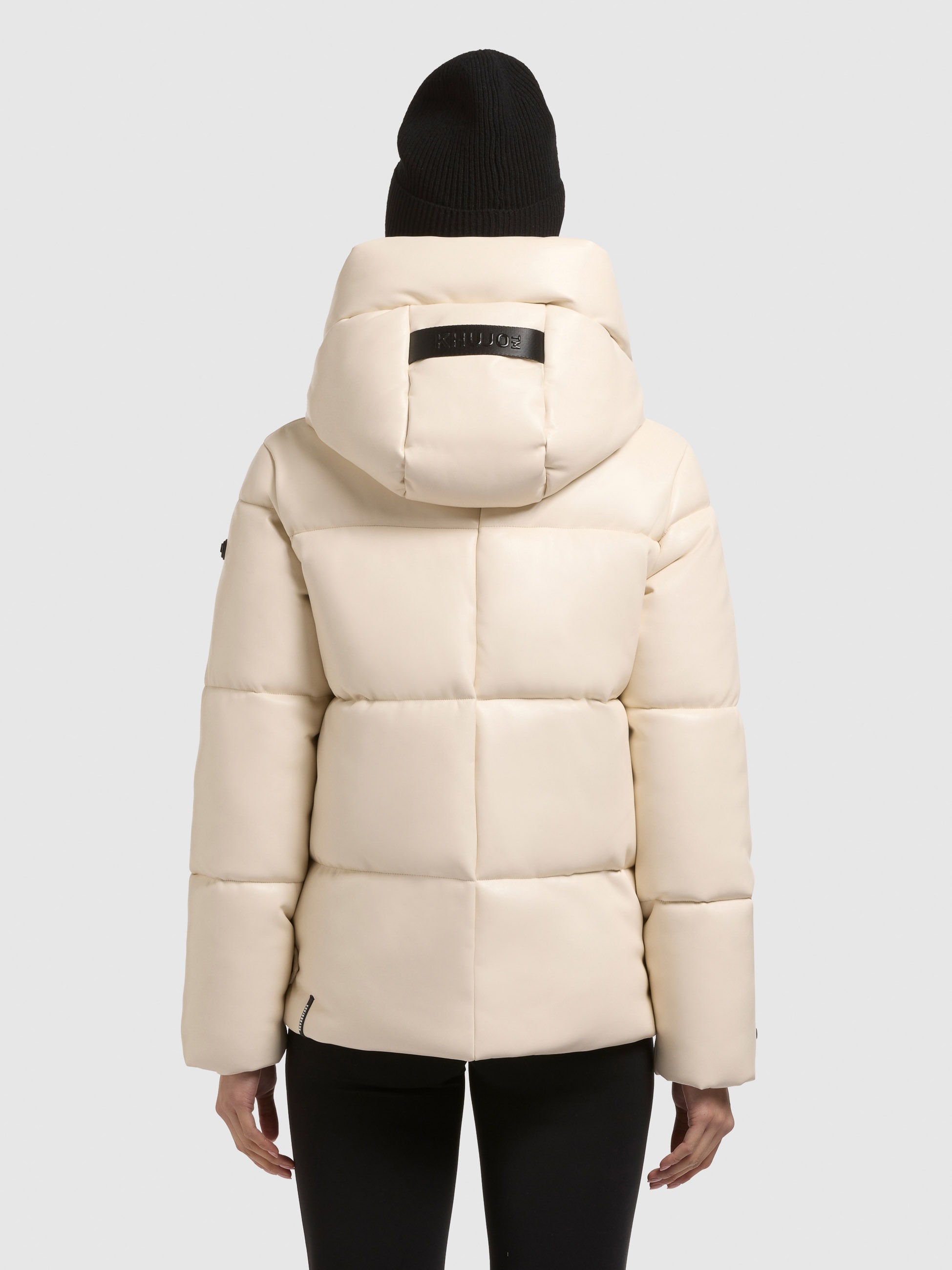 khujo Lederimitatjacke »AURORA« mit Kapuze