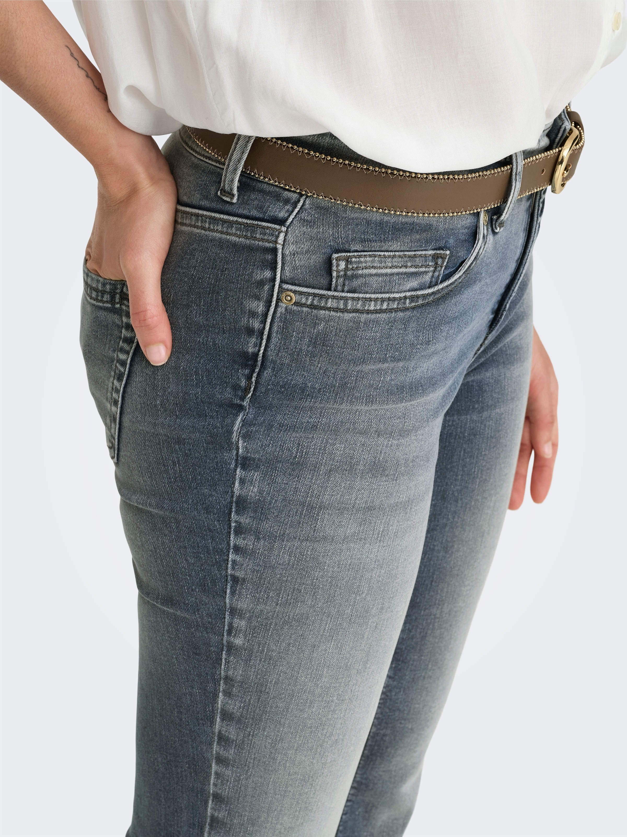 ONLY Bootcut-Jeans "ONLBLUSH MID FLARED DNM REA570" günstig online kaufen