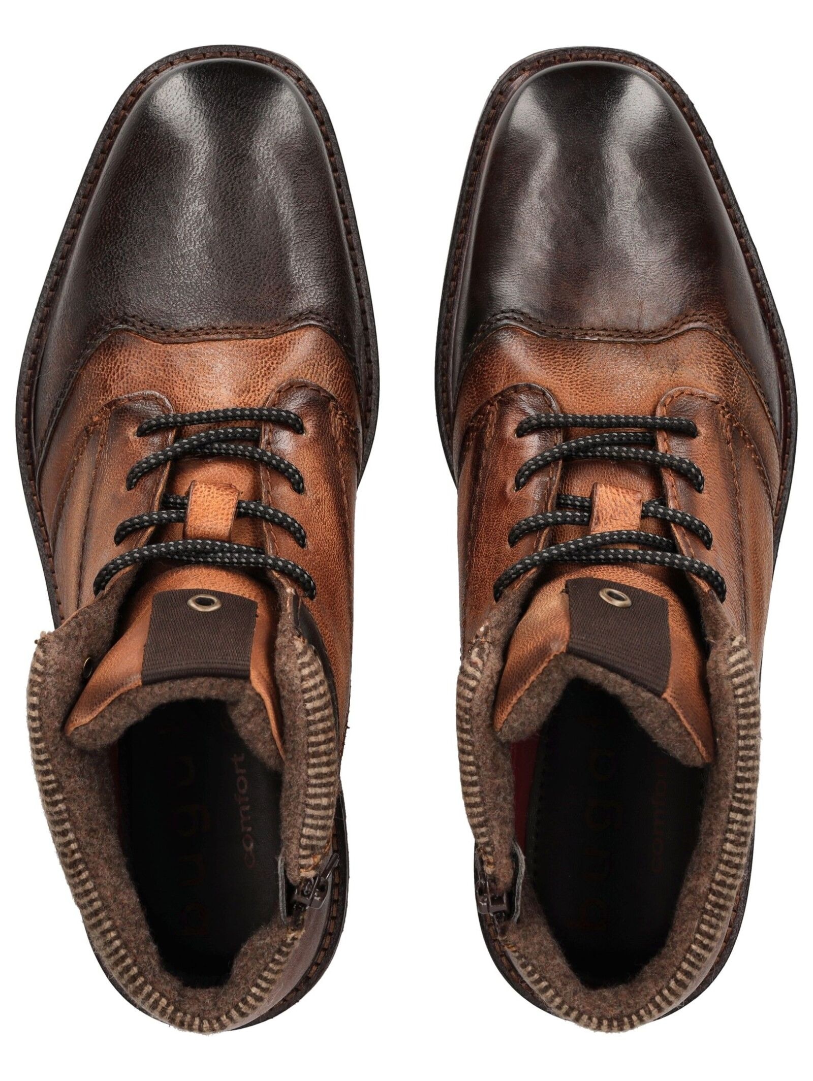 bugatti Schnürstiefelette »bugatti Stiefelette Leder«