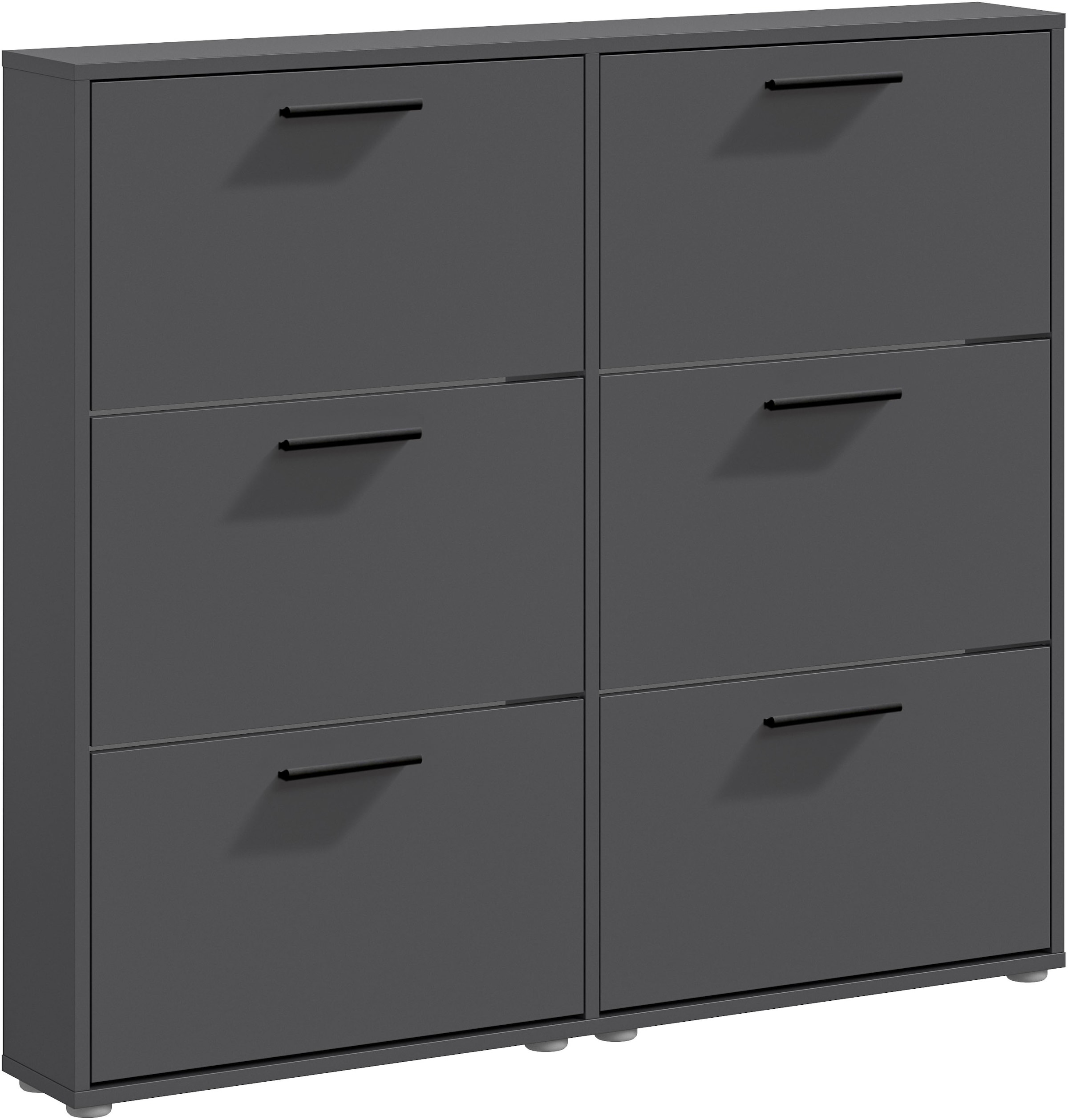 HBZ Schuhkipper »Sam Schuhkipper, Schuhschrank BxHxT 116x103x17 cm«, (1 St.), mit 6 Klappen