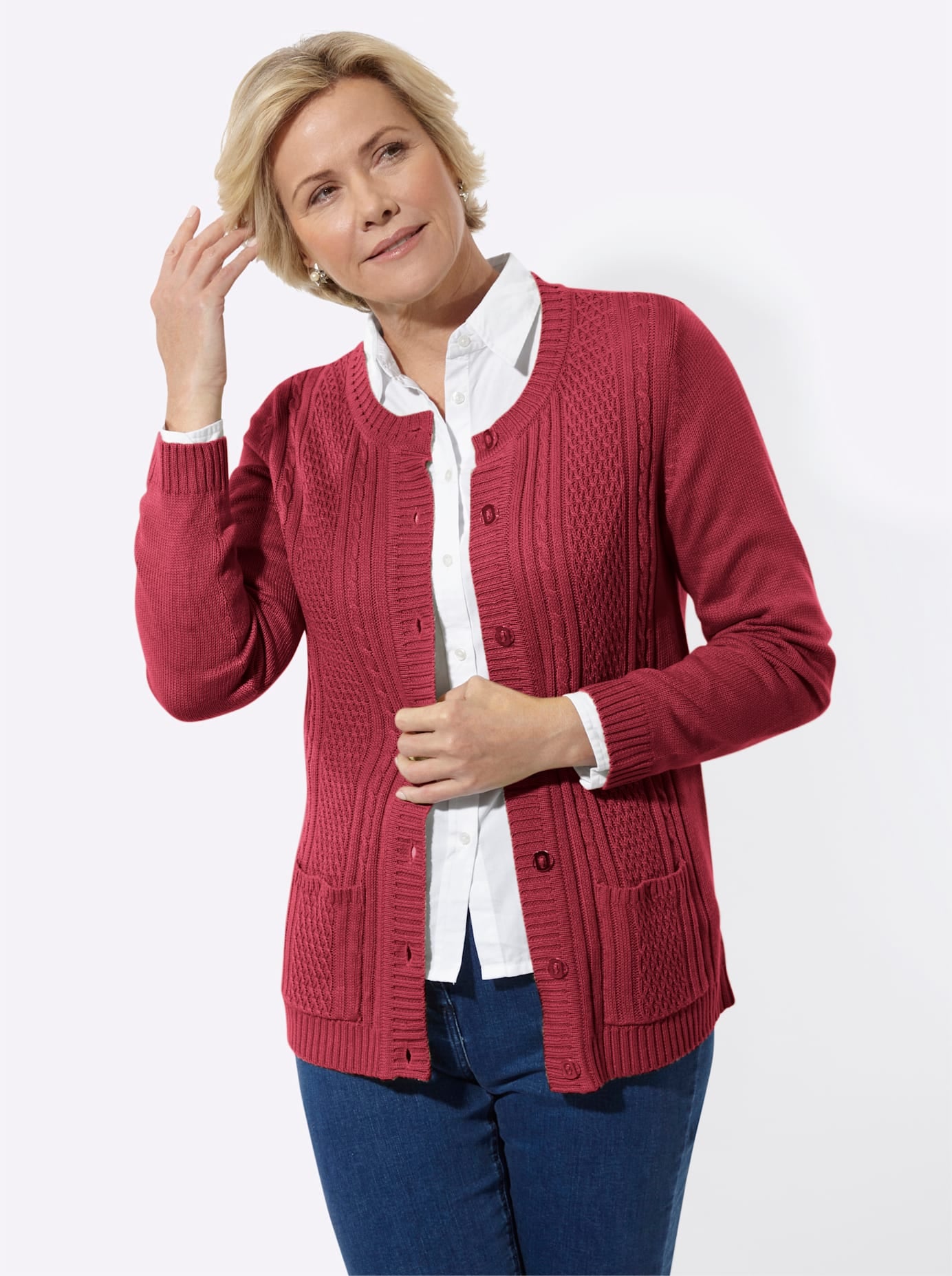 Classic Basics Strickjacke