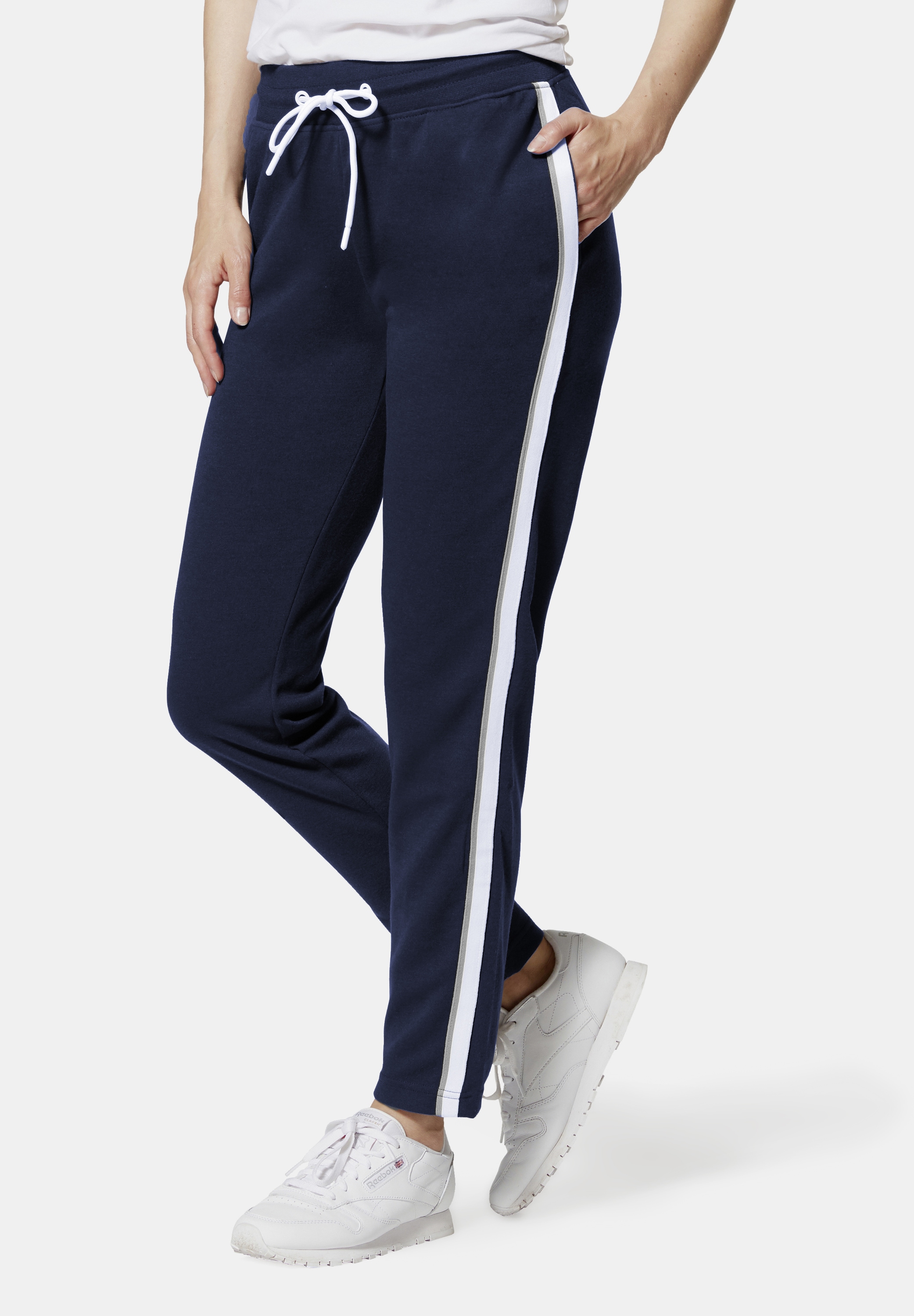 STOOKER WOMEN Sporthose "JUDY 30" Galon Sweathose" Sporthose Regular Fit Sp günstig online kaufen