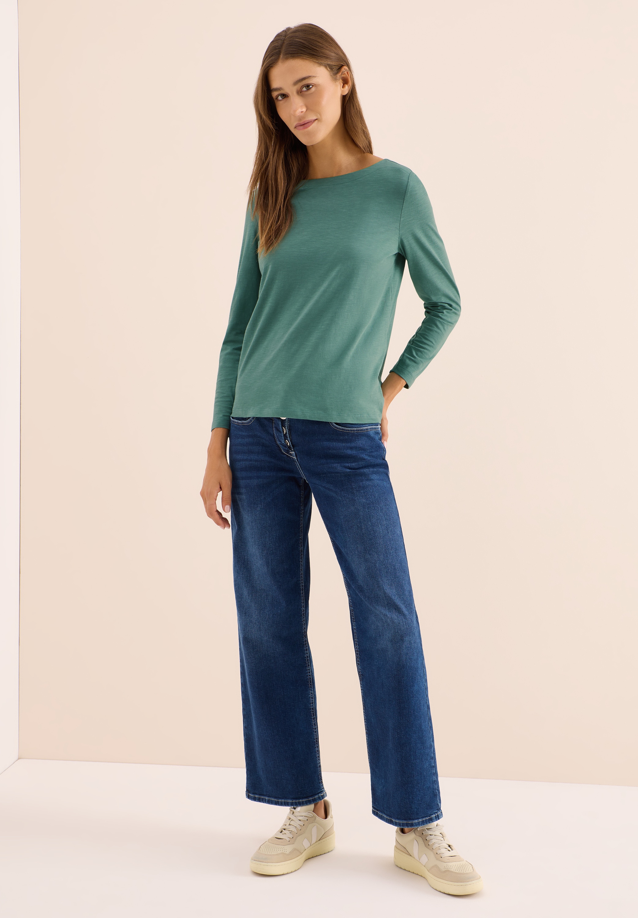 Cecil Langarmshirt, aus reiner Baumwolle