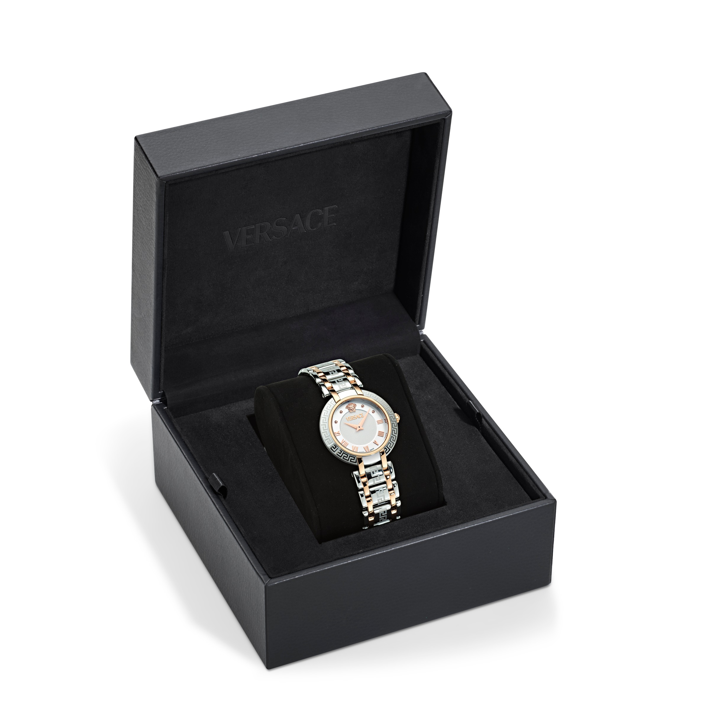 Versace Quarzuhr »ANTLIA« Armbanduhr, Damenuhr, Swiss Made, Edelstahlarmband, analog