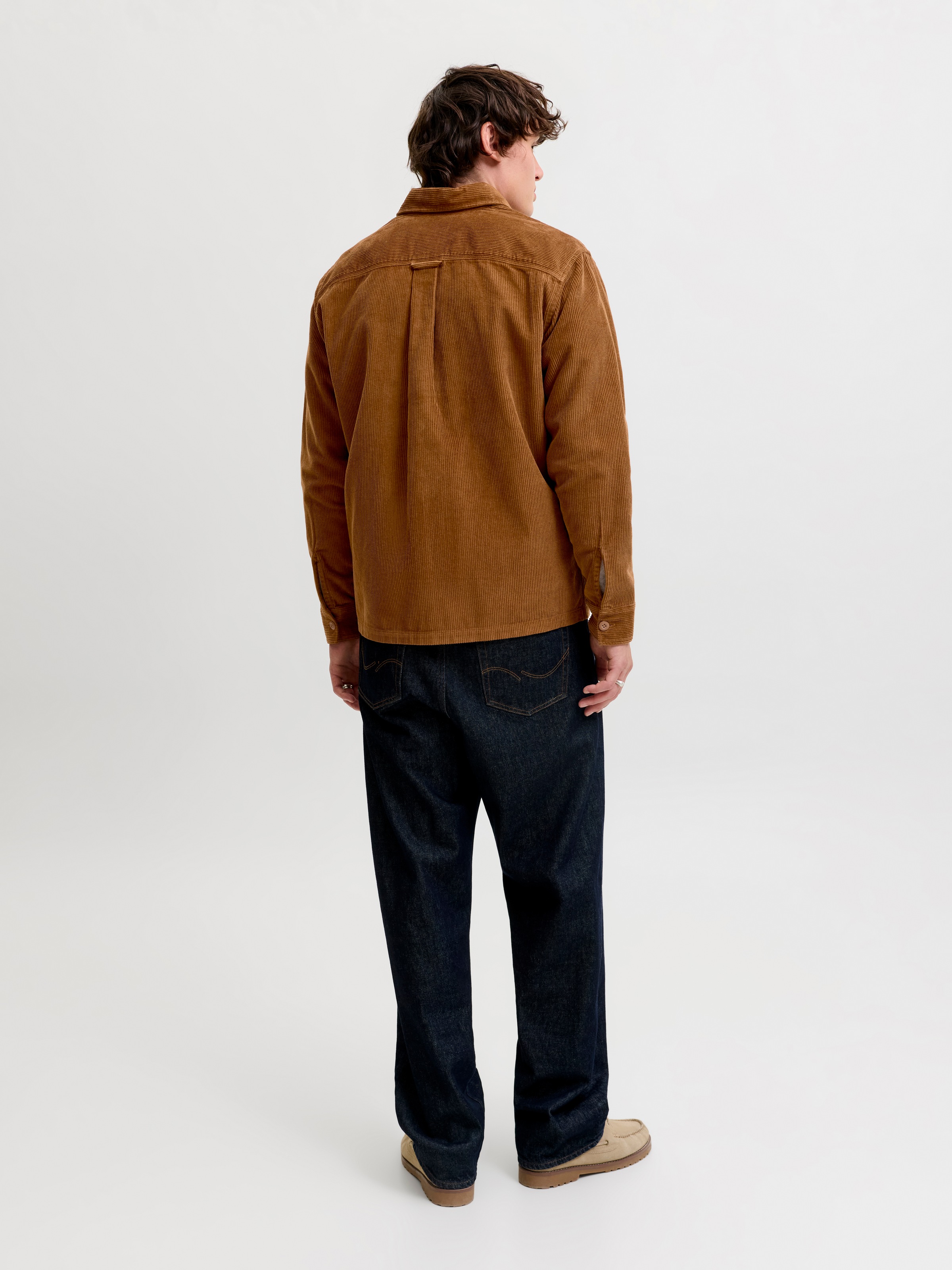 Jack & Jones Langarmhemd »JJEREGENT CORD OVERSHIRT LS SN« Baumwolle, locker geschnitten