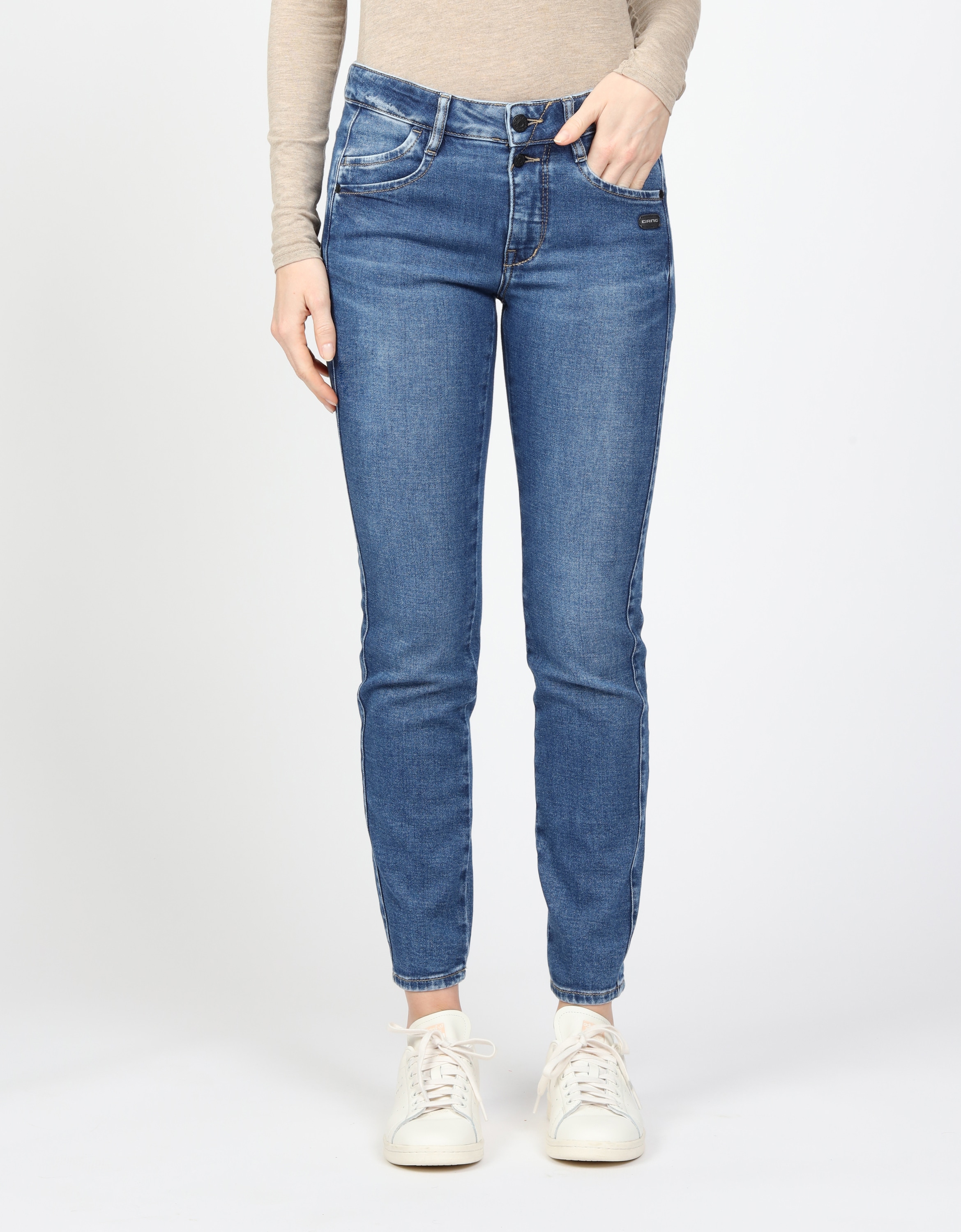 GANG Slim-fit-Jeans "GANG Jeans Slim Fit 94SANA CROPPED" günstig online kaufen