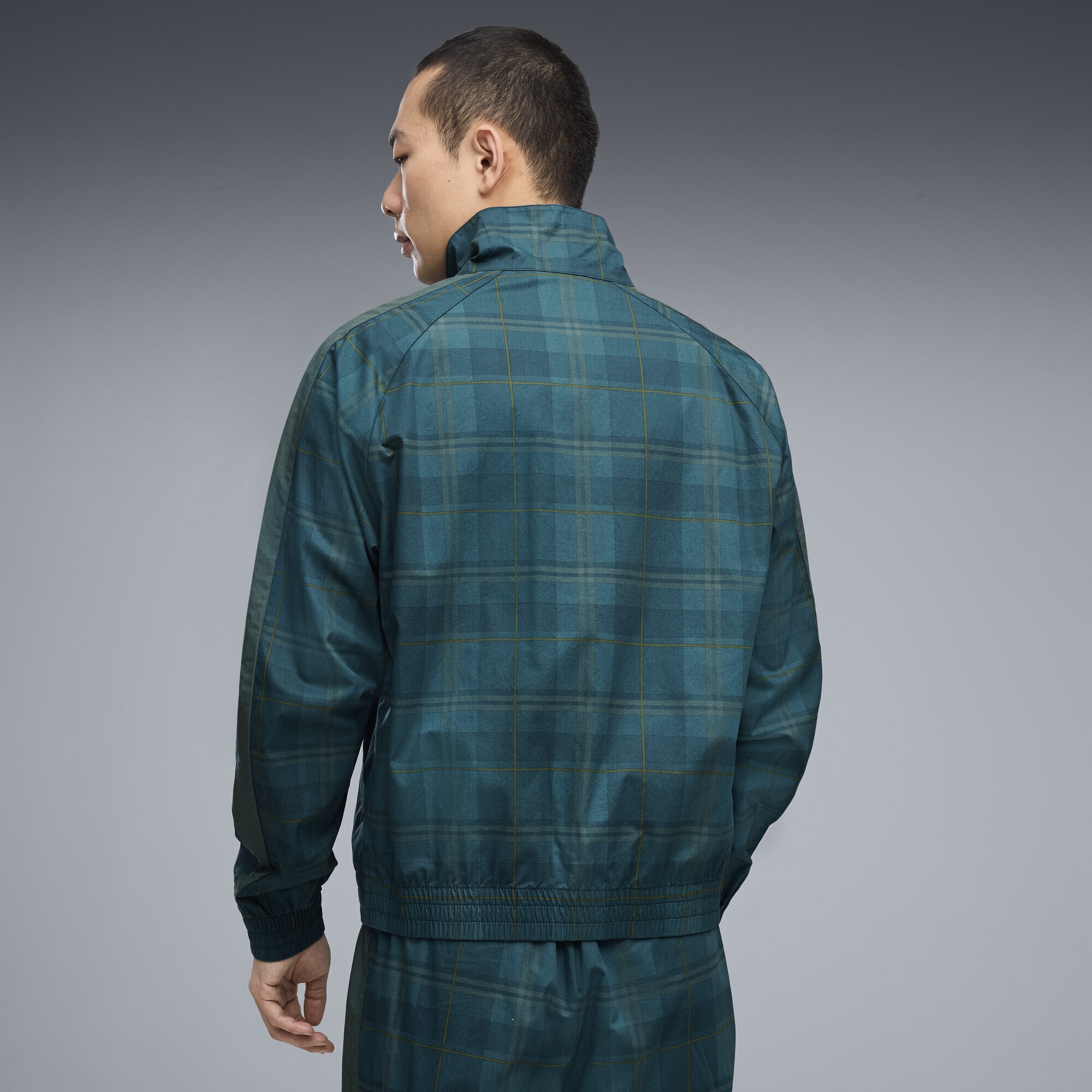 PUMA Trainingsjacke »tT7 Relaxed Tartan Trainingsjacke Herren«