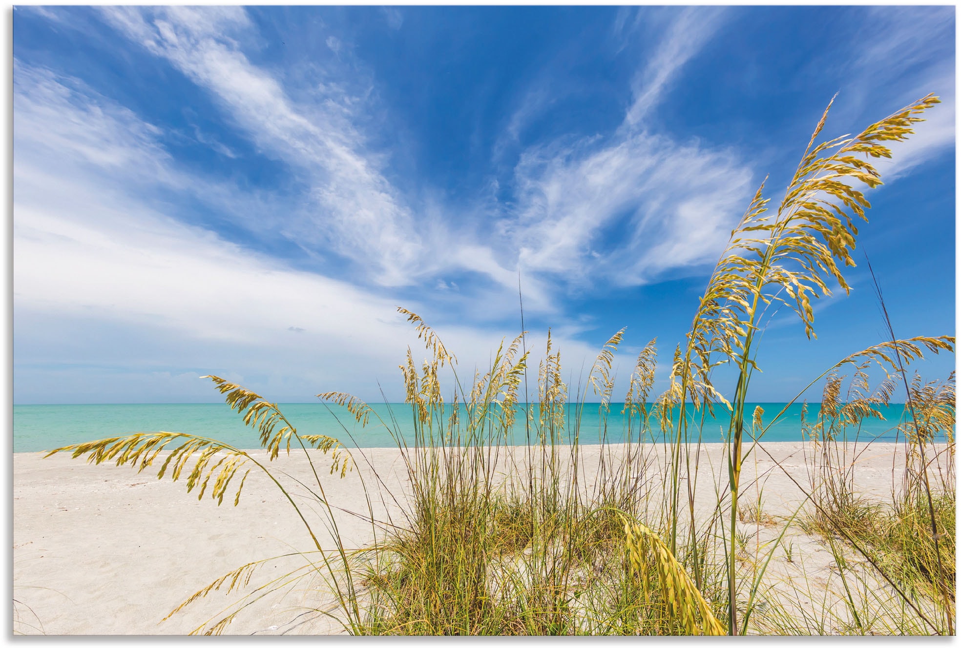 Artland Wandbild "Himmlische Stille am Strand", Strandbilder, (1 St.), als Alubild, Outdoorbild, Leinwandbild in verschi