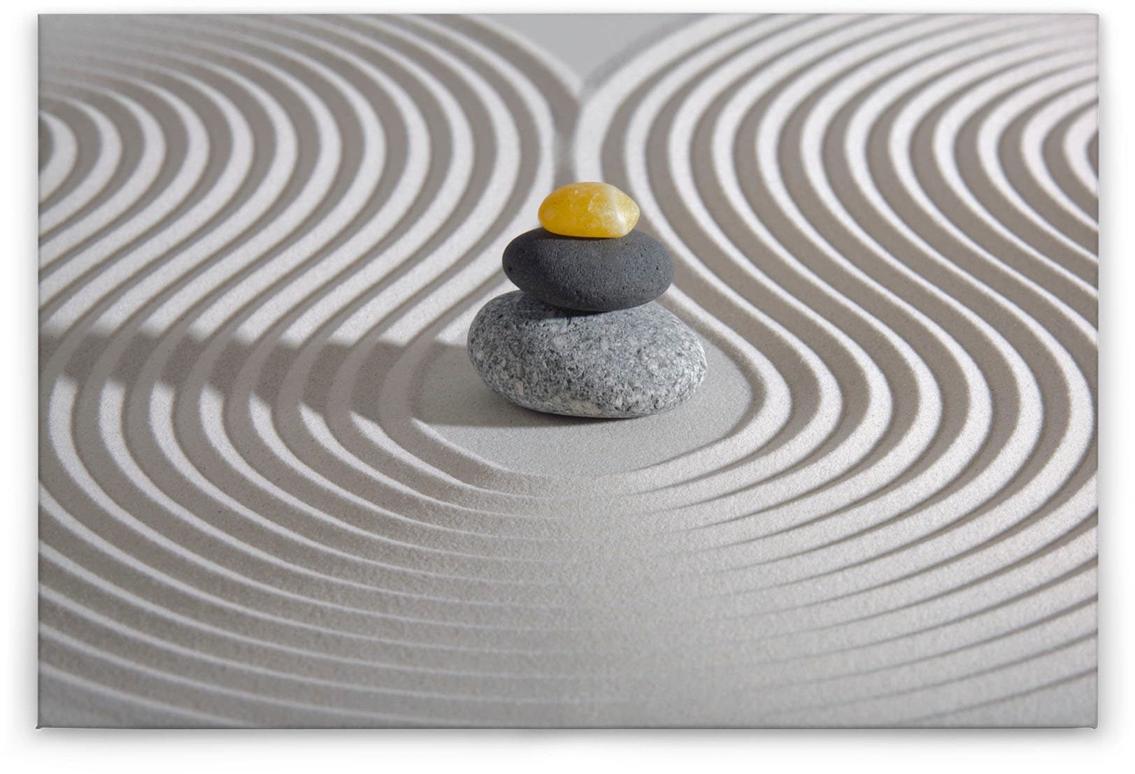 A.S. Création Leinwandbild »Hot Stone Spa«, (1 St.), Asiatisch Spa Steine Keilrahmen Entspannung