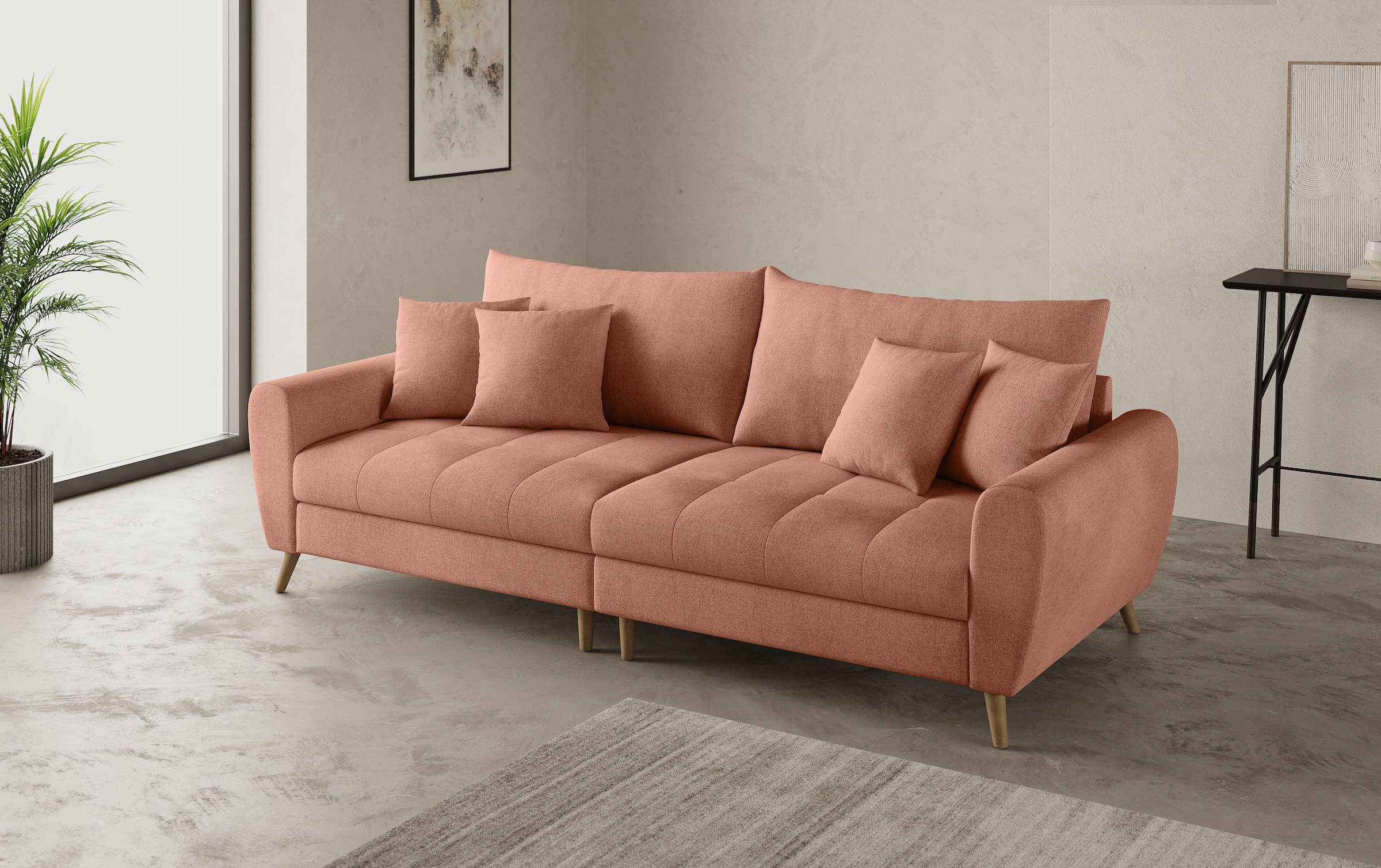 Mr. Couch Big-Sofa »Blackburn II«, Mit Kaltschaumpolsterung bis 140 kg belastbar