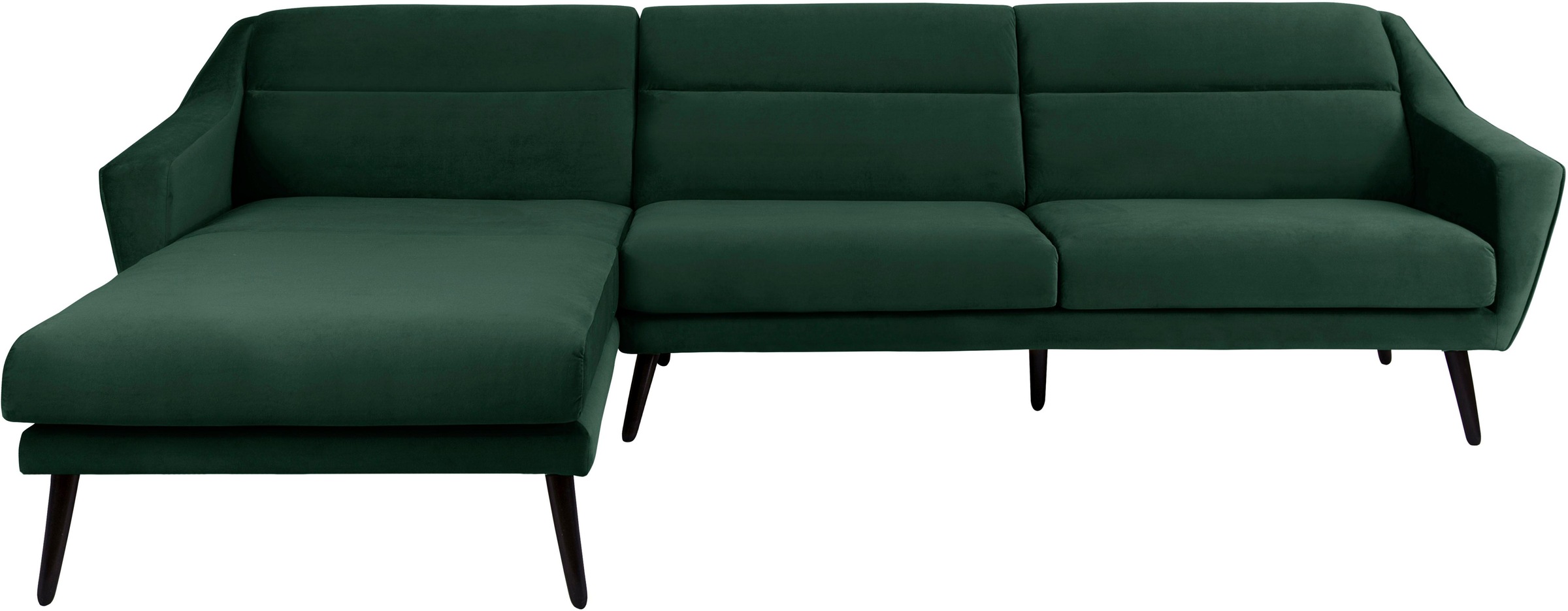 OTTO home Ecksofa "Bille L-Form" mit Naht im Rückenkissen und Beinen aus Ei günstig online kaufen