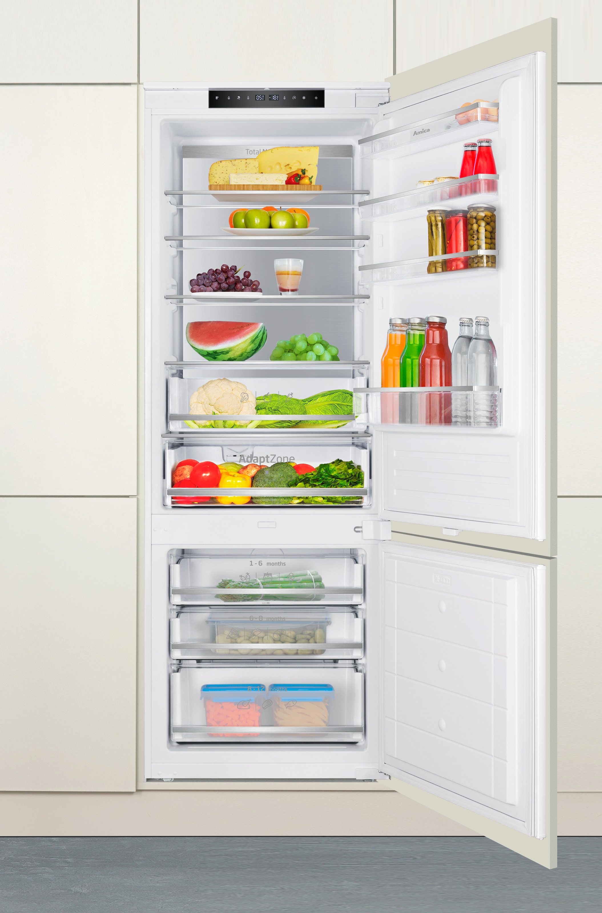 Amica Einbaukühlgefrierkombination "EKGCS 389 200" 193,9 cm hoch 69 cm brei günstig online kaufen