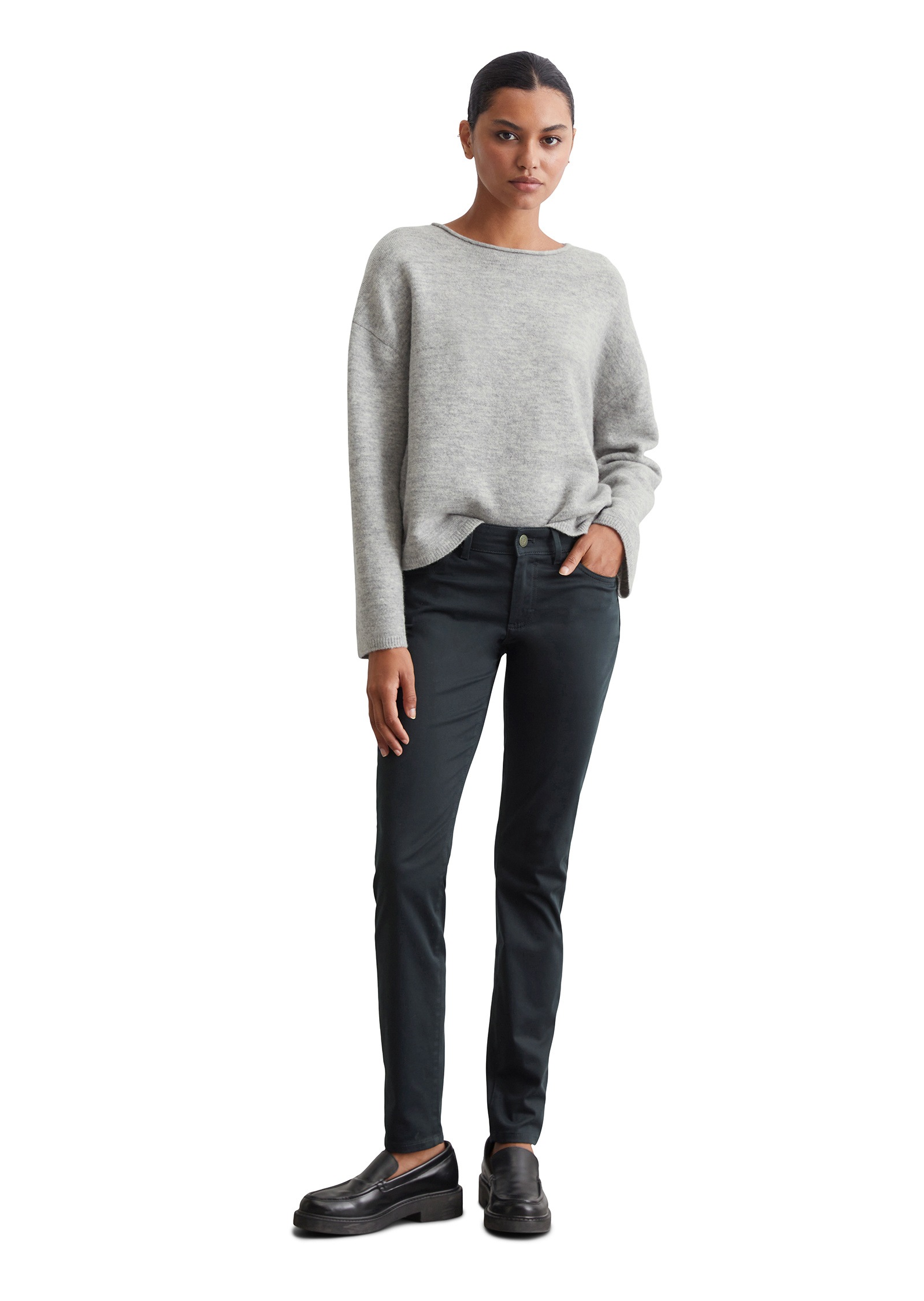 Marc O'Polo 5-Pocket-Hose »aus Satin-Stretch«