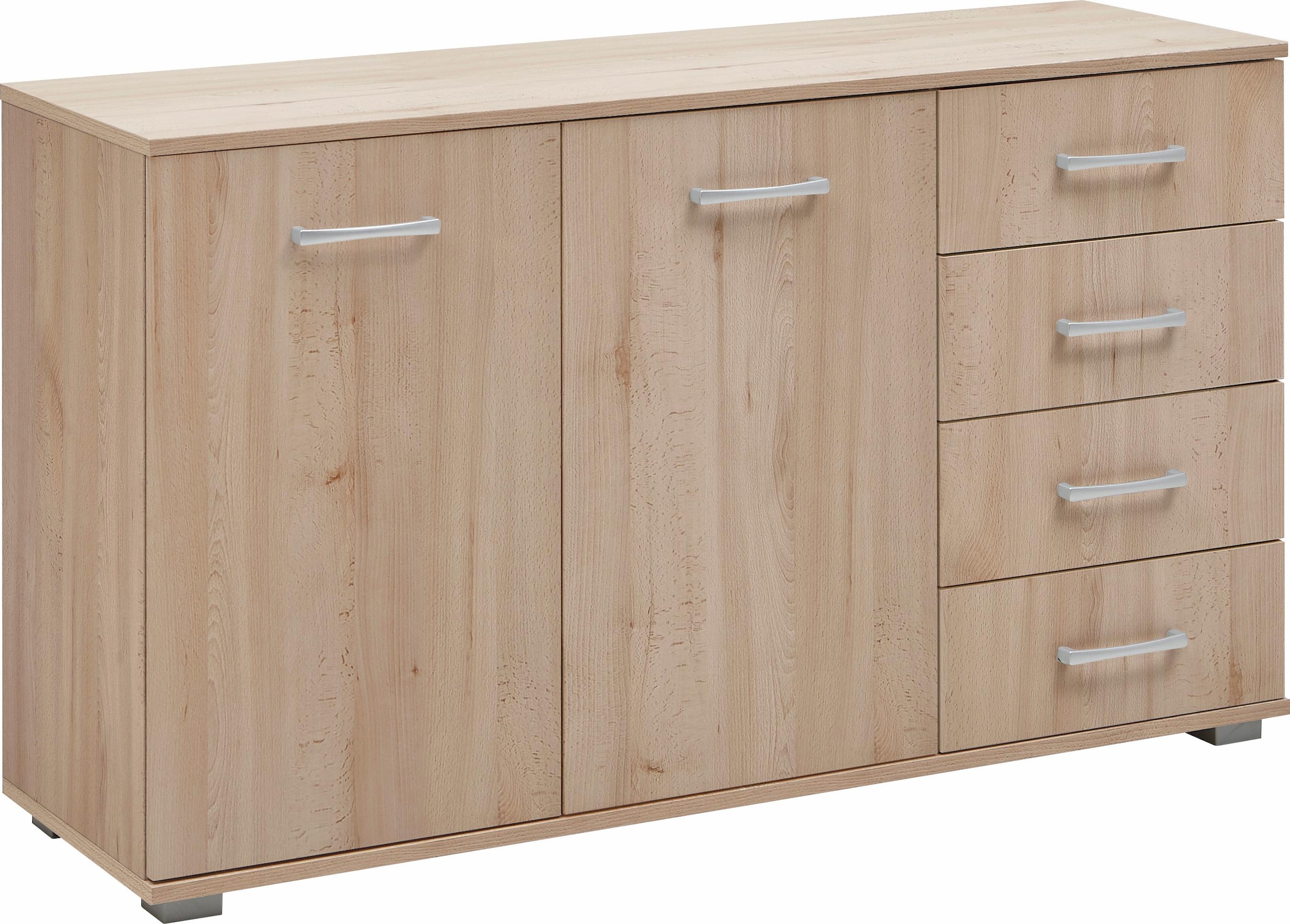 priess Kombikommode "Barcelona mit 4 Schubkästen und Tür in 6 Farben" günstig online kaufen