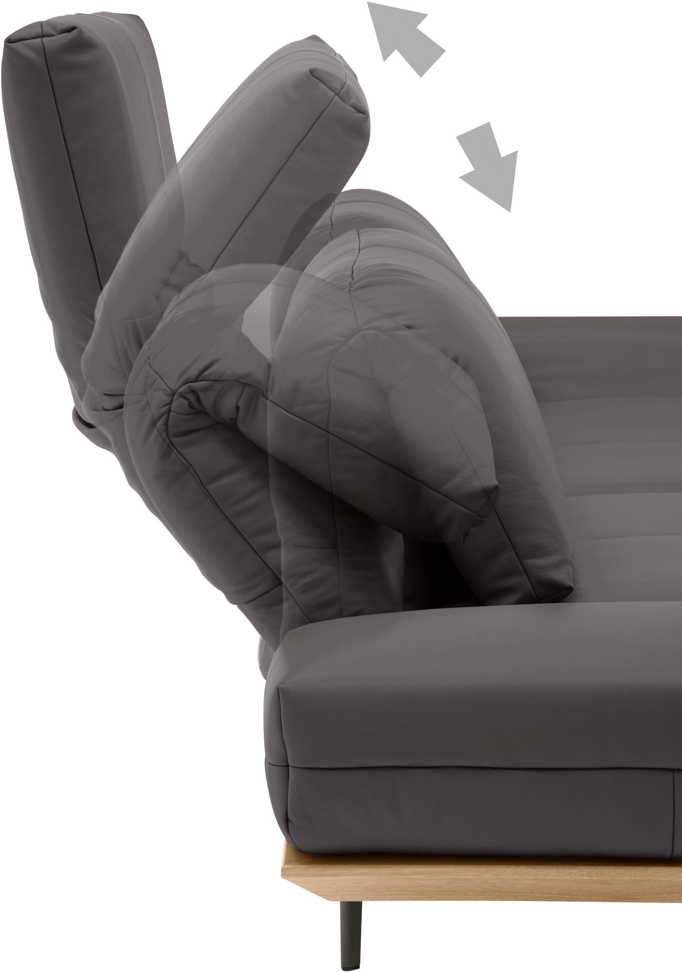 Creation BY ROLF BENZ 4-Sitzer »CR.420, Designsofa, Loungesofa«, in 2 Qualitäten, Holzrahmen in Eiche Natur oder Nußbaum, Breite 252 cm