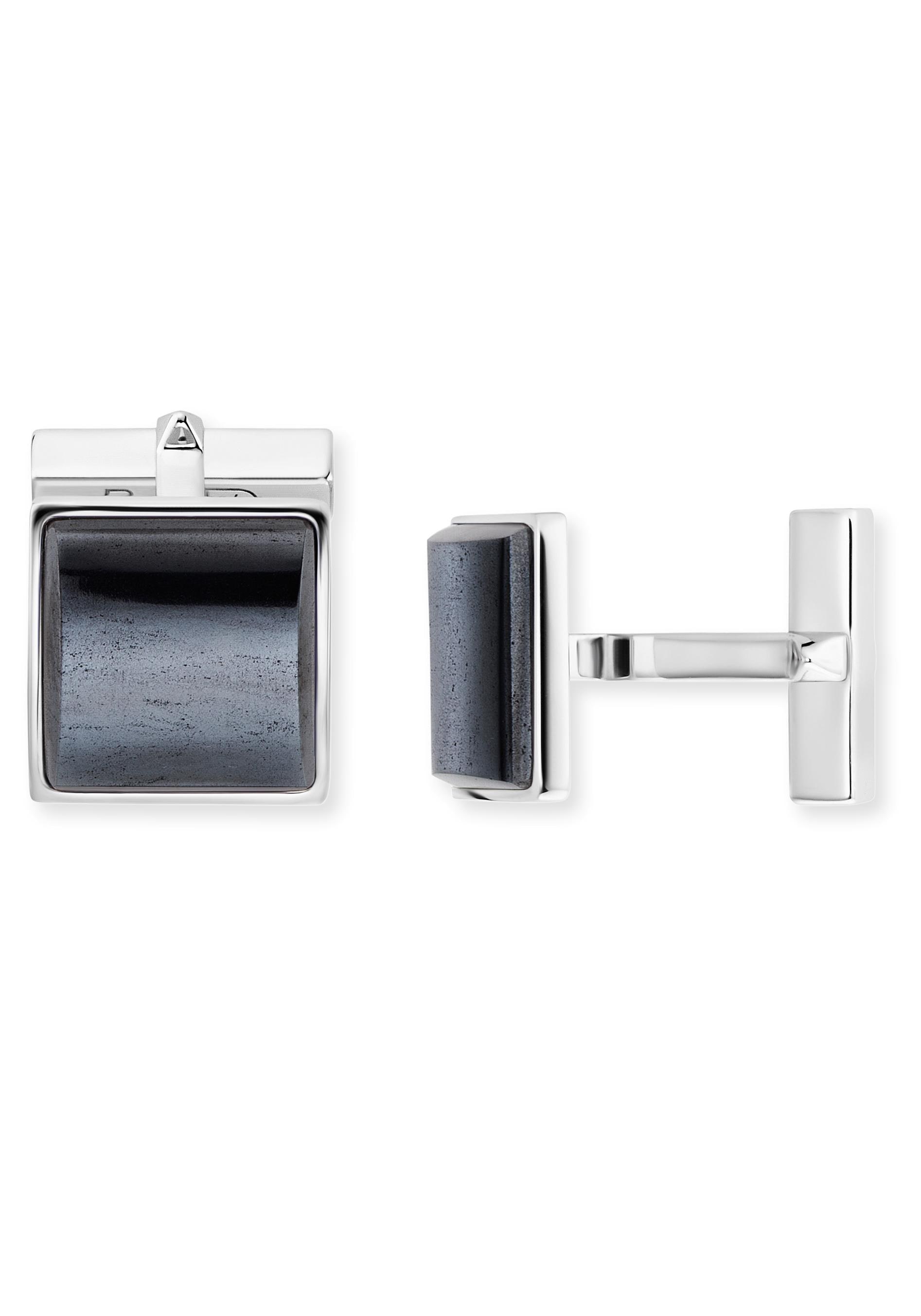 BALDESSARINI Manschettenknöpfe »Schmuck Geschenk, Cufflink Silber 925«, mit Hämatit