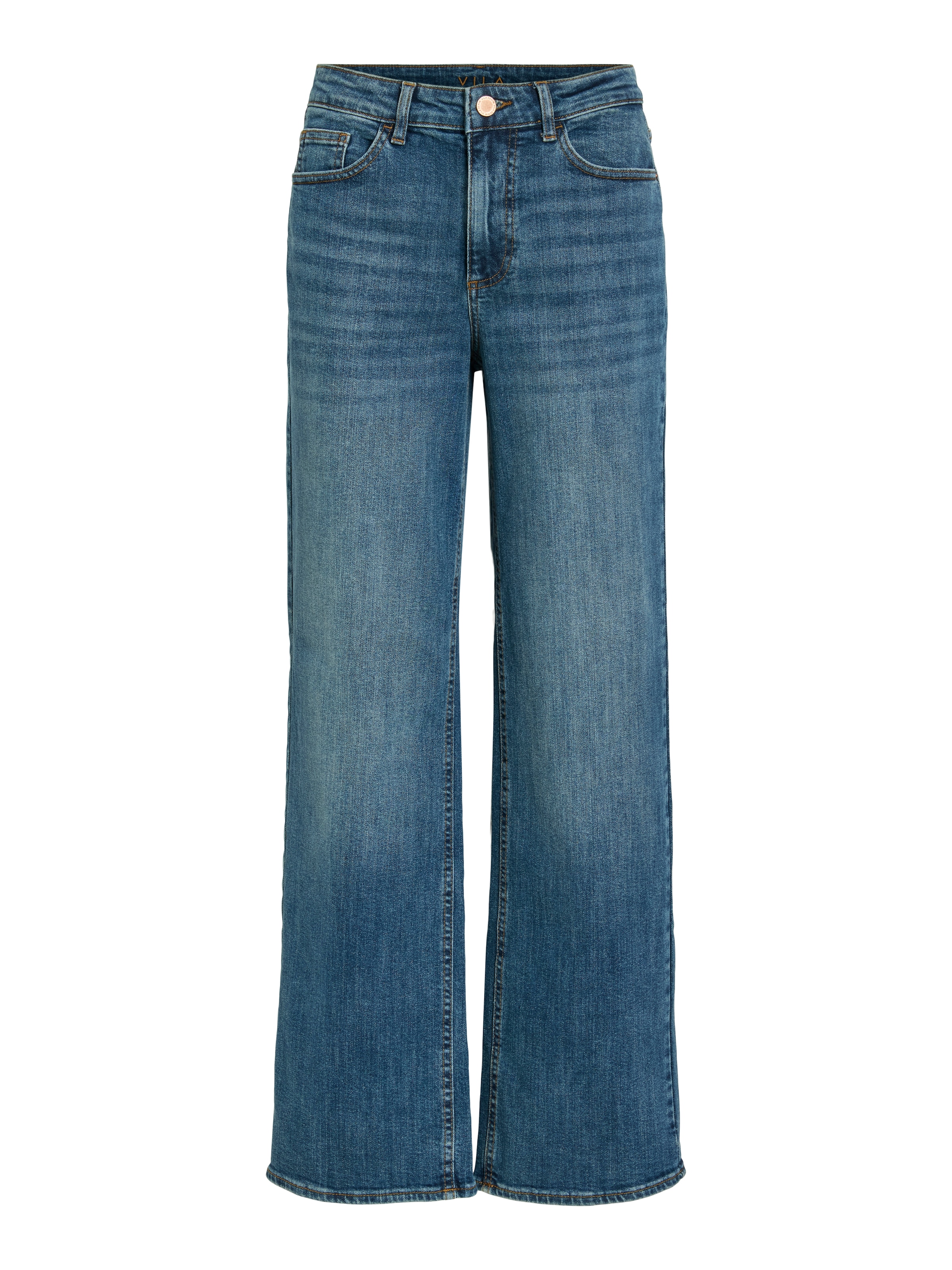 Vila Straight-Jeans »VILISA RW STRAIGHT JEANS ROS - NOOS« Baumwollmischung, regular waist, straight fit