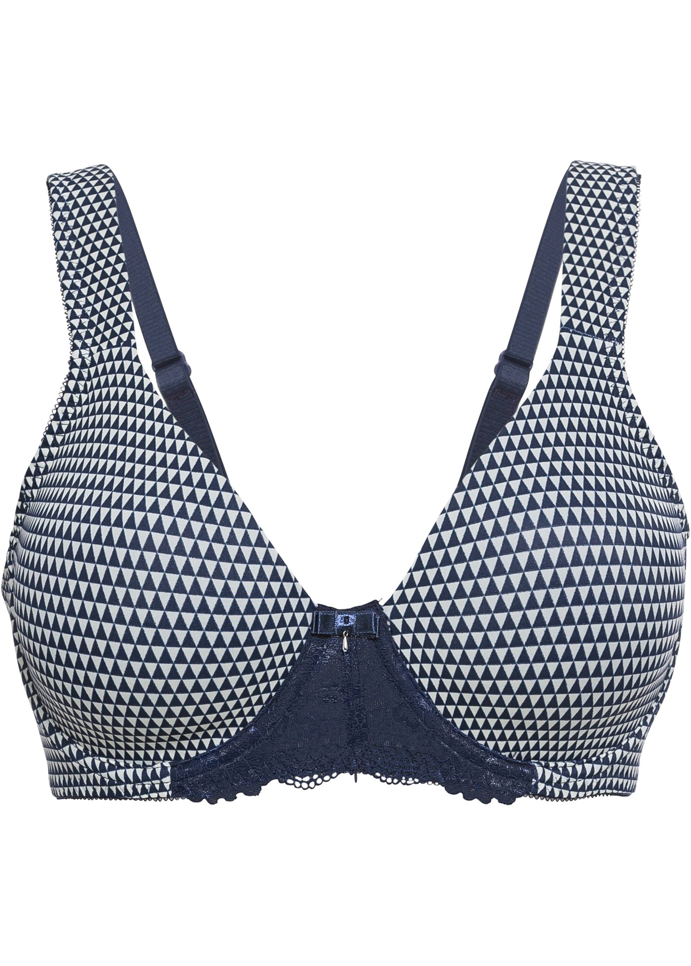 bonprix Minimizer-BH mit gepolsterten Trägern, Minimizer-Schnittform, mit modernem Print