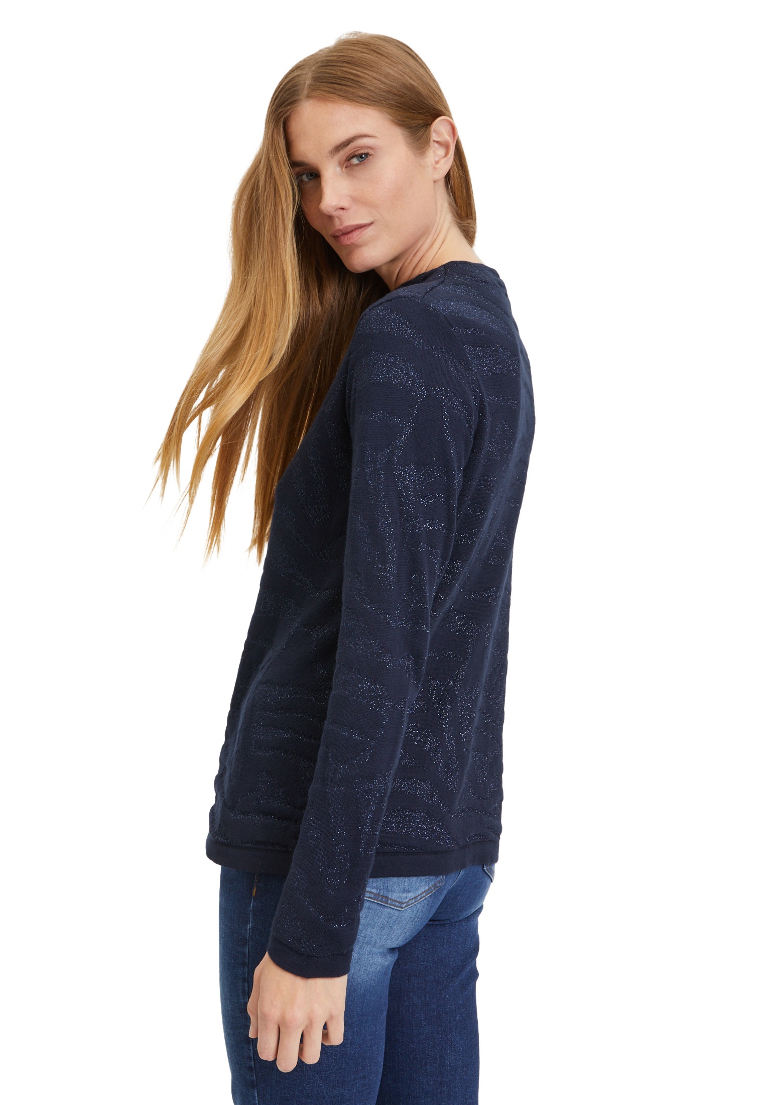 Betty Barclay Strickpullover »Betty Barclay Strickpullover langarm«, (1 tlg.), Jacquard