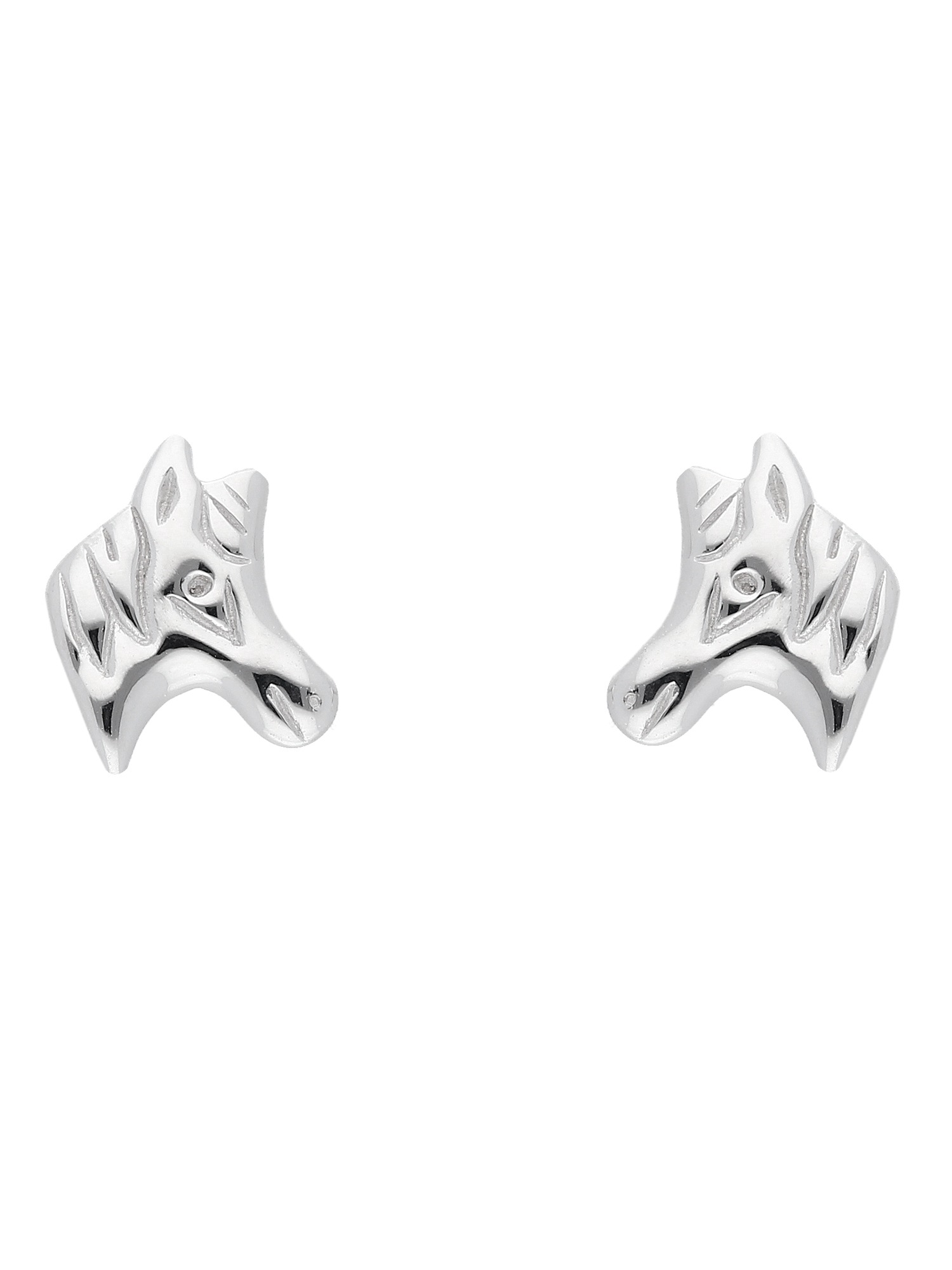 Paar Ohrhänger »925 Silber Ohrringe Ohrstecker Pferdekopf«, Silberschmuck für Damen