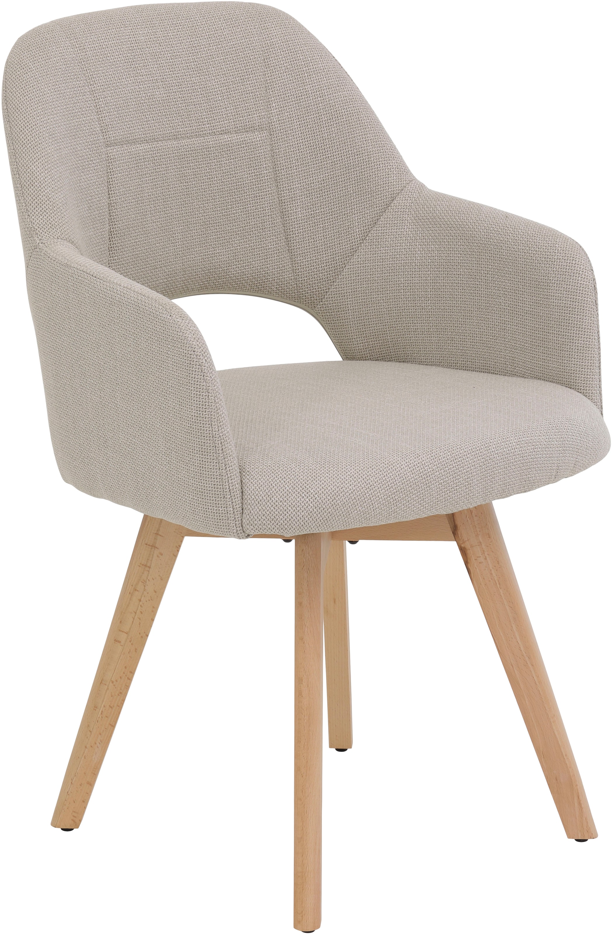 HELA 4-Fußstuhl "STADE", (Set), 2 St., Microfaser-Webstoff, 360 drehbar,Mas günstig online kaufen