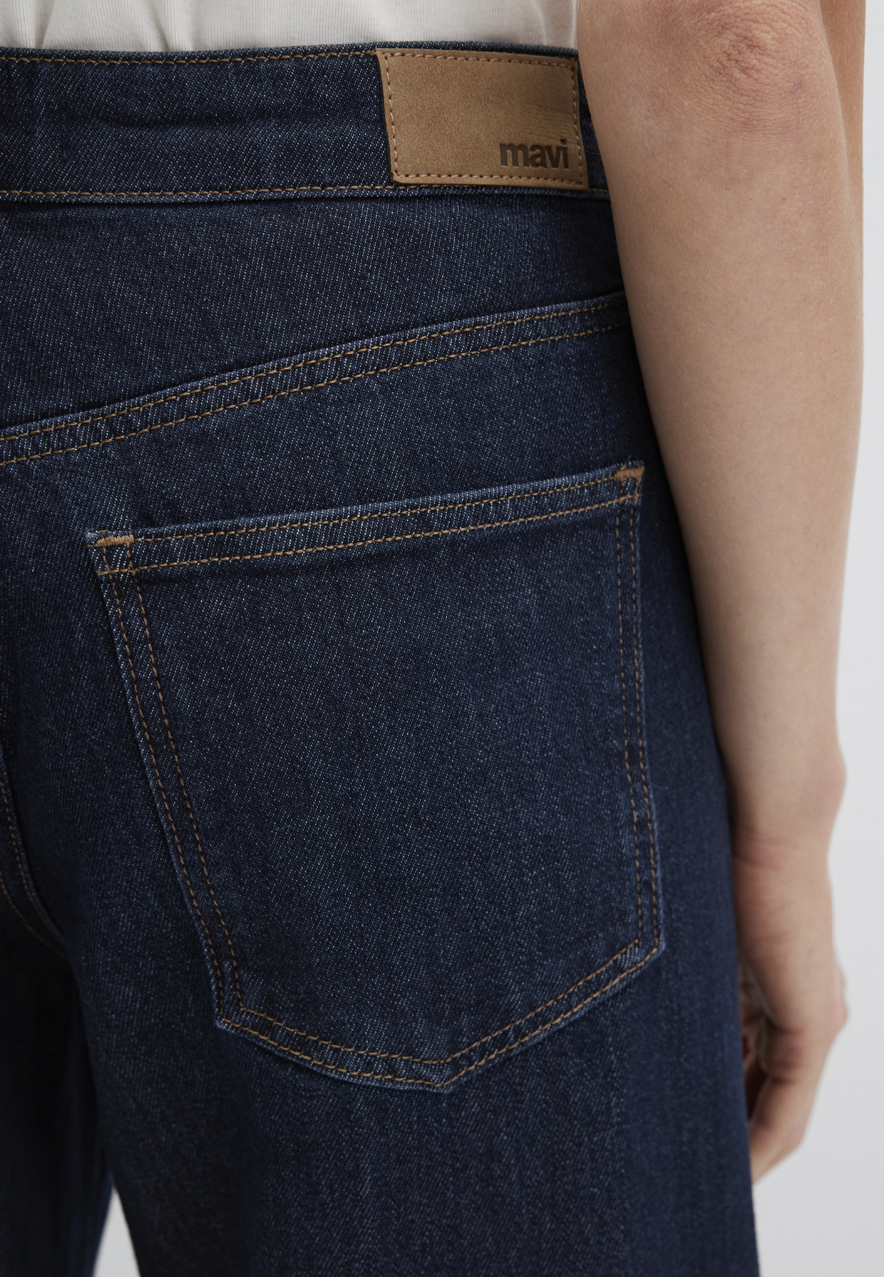 Mavi Weite Jeans »SANDRA« Cuffed Wide Leg