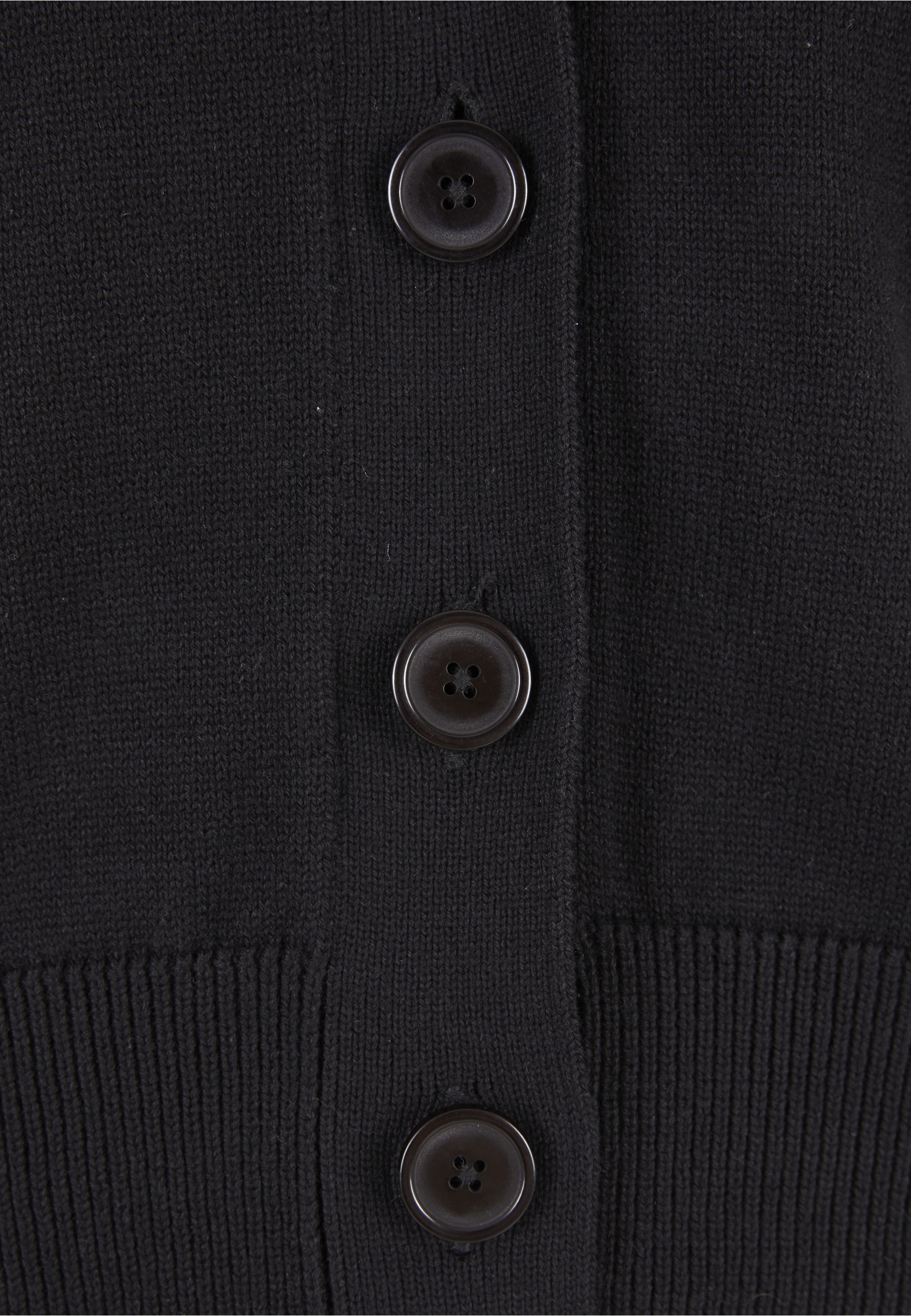 URBAN CLASSICS Strickjacke »Urban Classics Damen Ladies Rib Cardigan« 1 Stk.