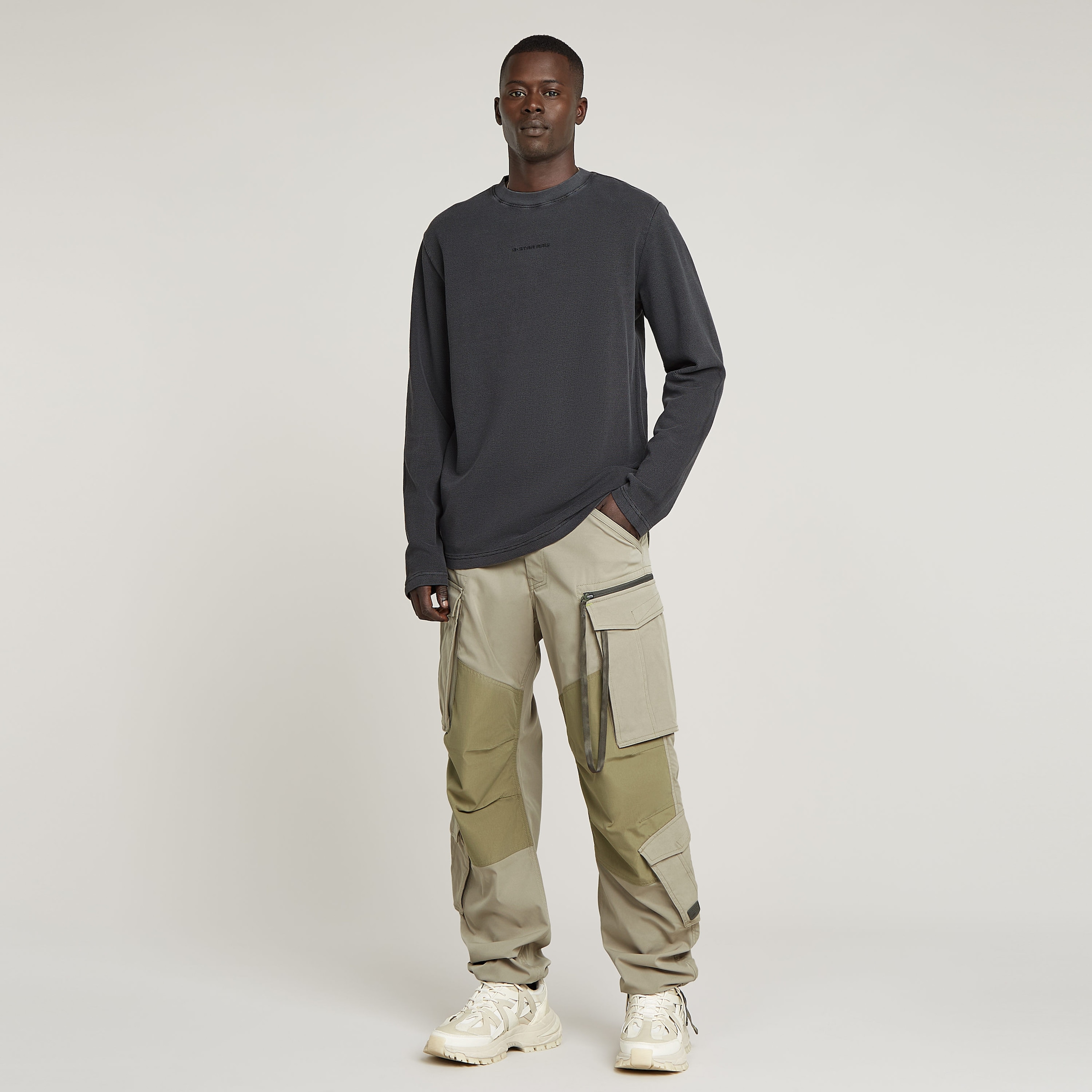 G-STAR Longsleeve »Overdyed Tweeter«, aus Piqué-Strick