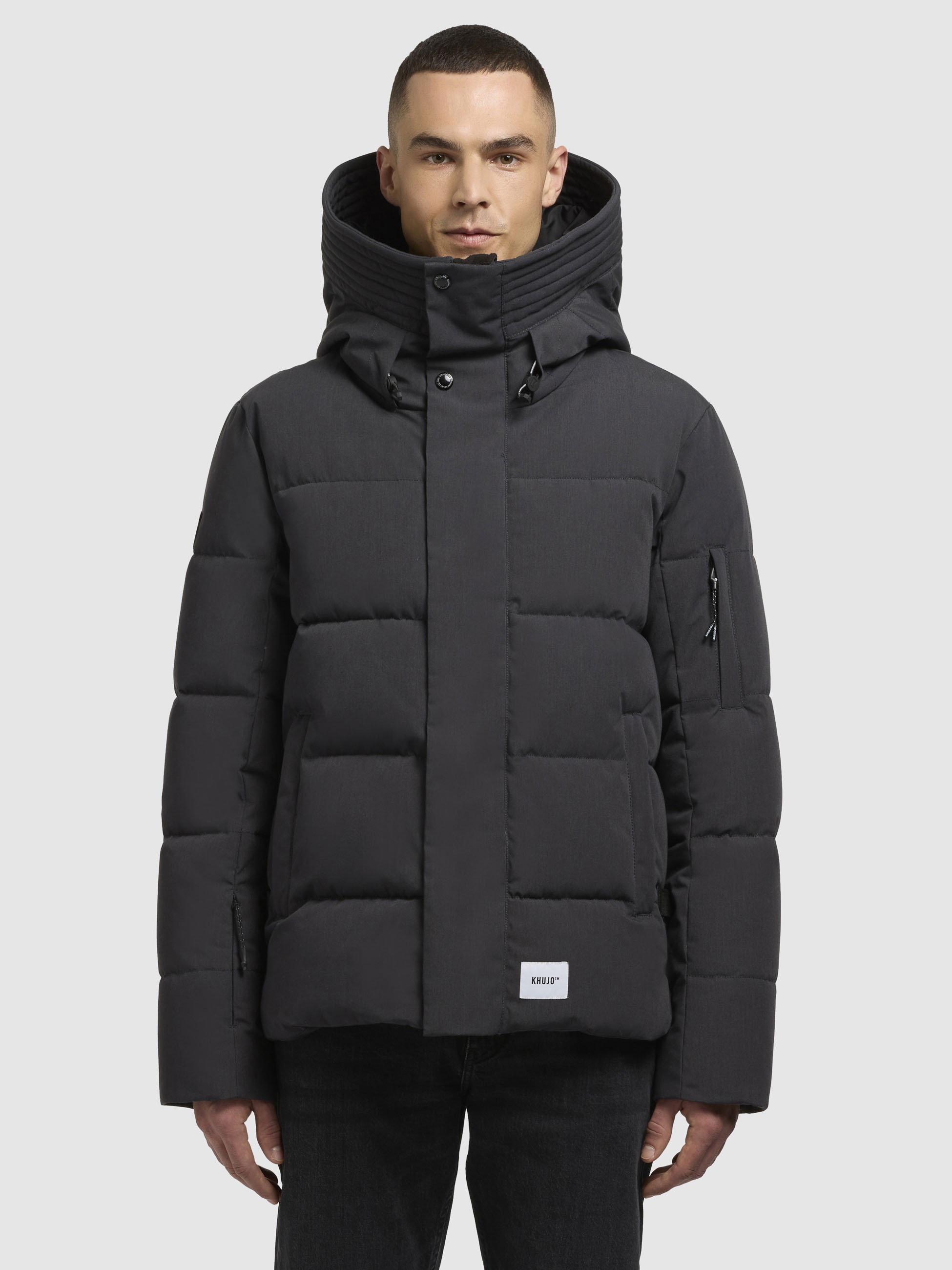 khujo Steppjacke »BARD«, mit Kapuze