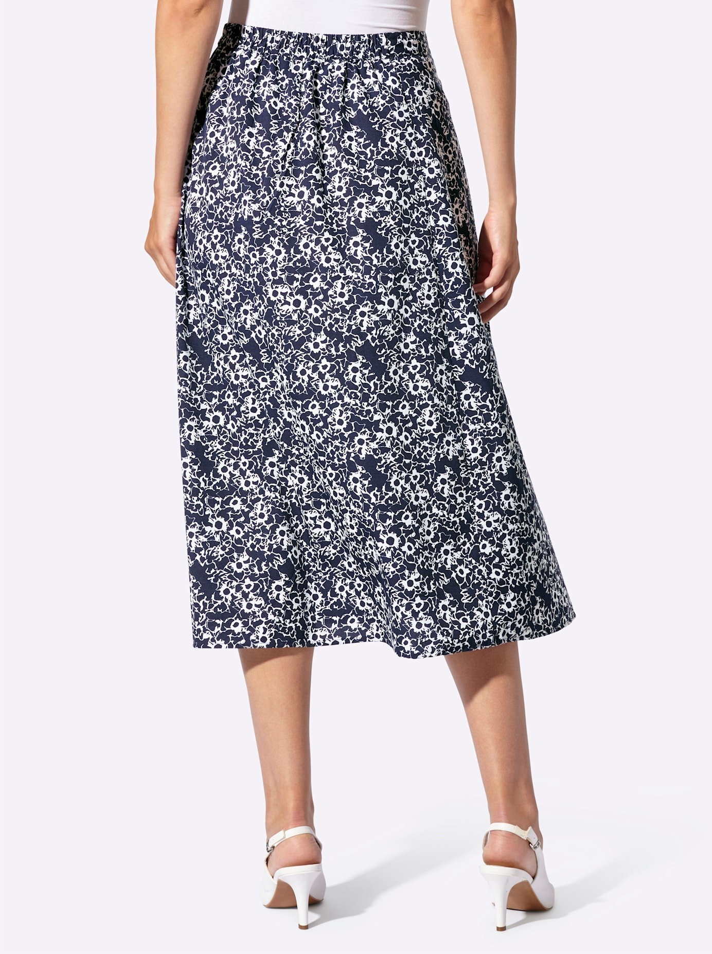Classic Basics Women's Skirt Navy/White 46 2